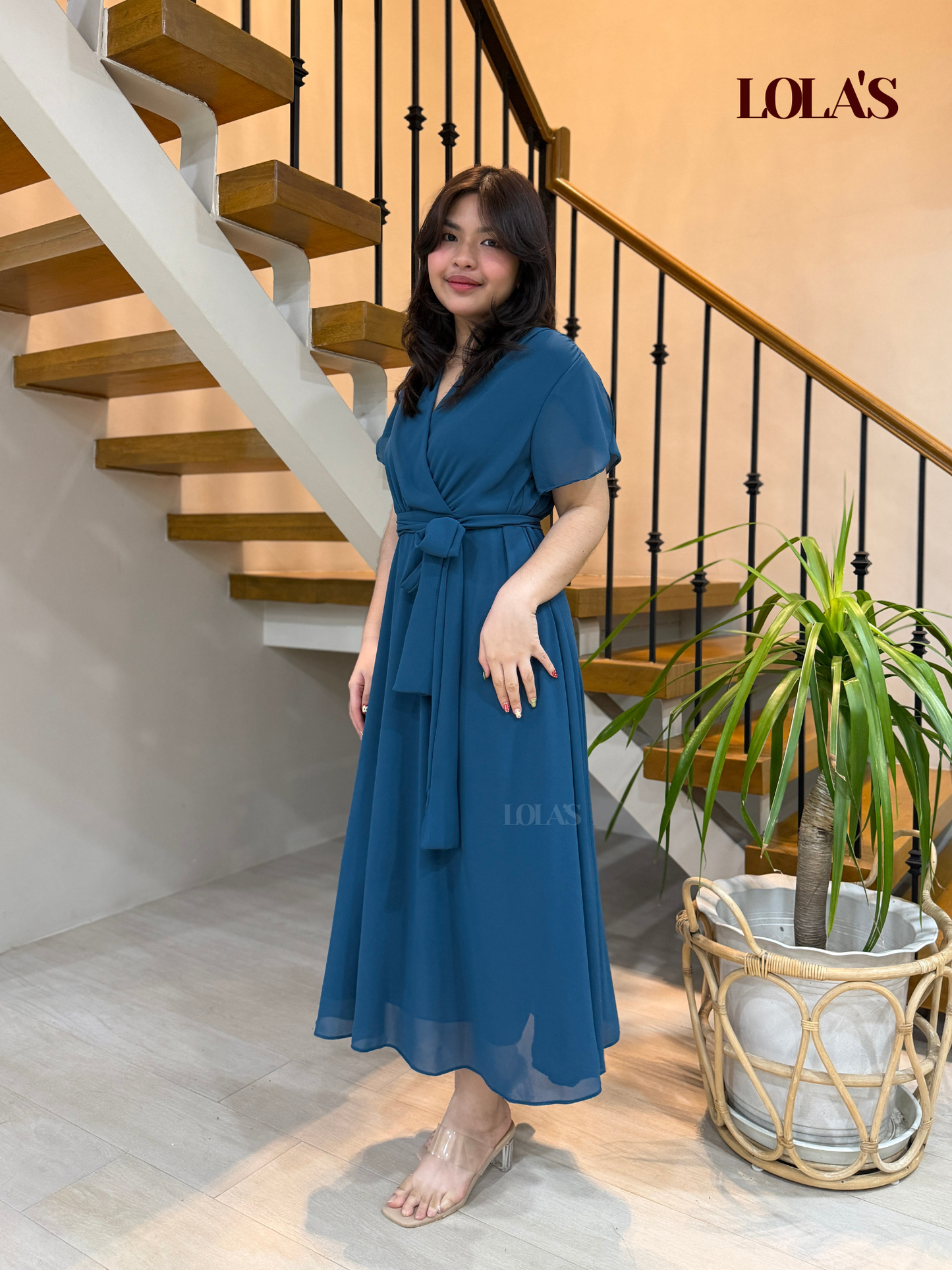 Glinda Dress (Blue Green)