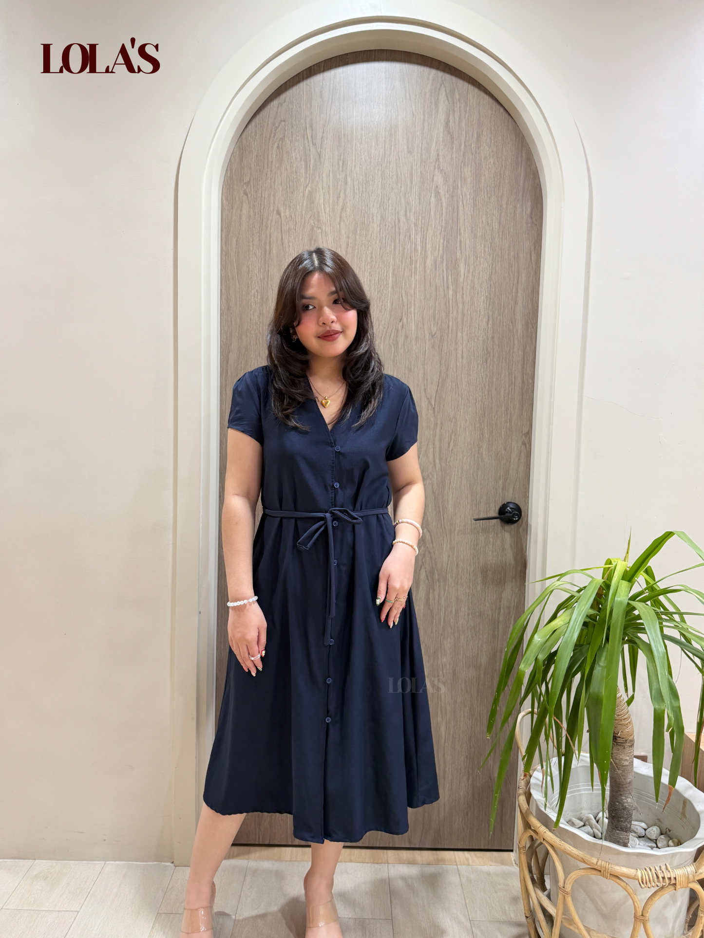 Kyle Dress (Navy Blue)