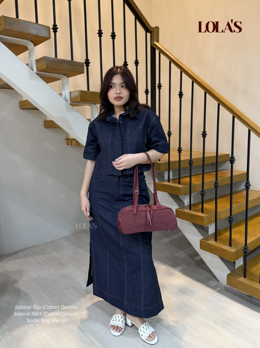 Sabina Top (Cobalt Denim)