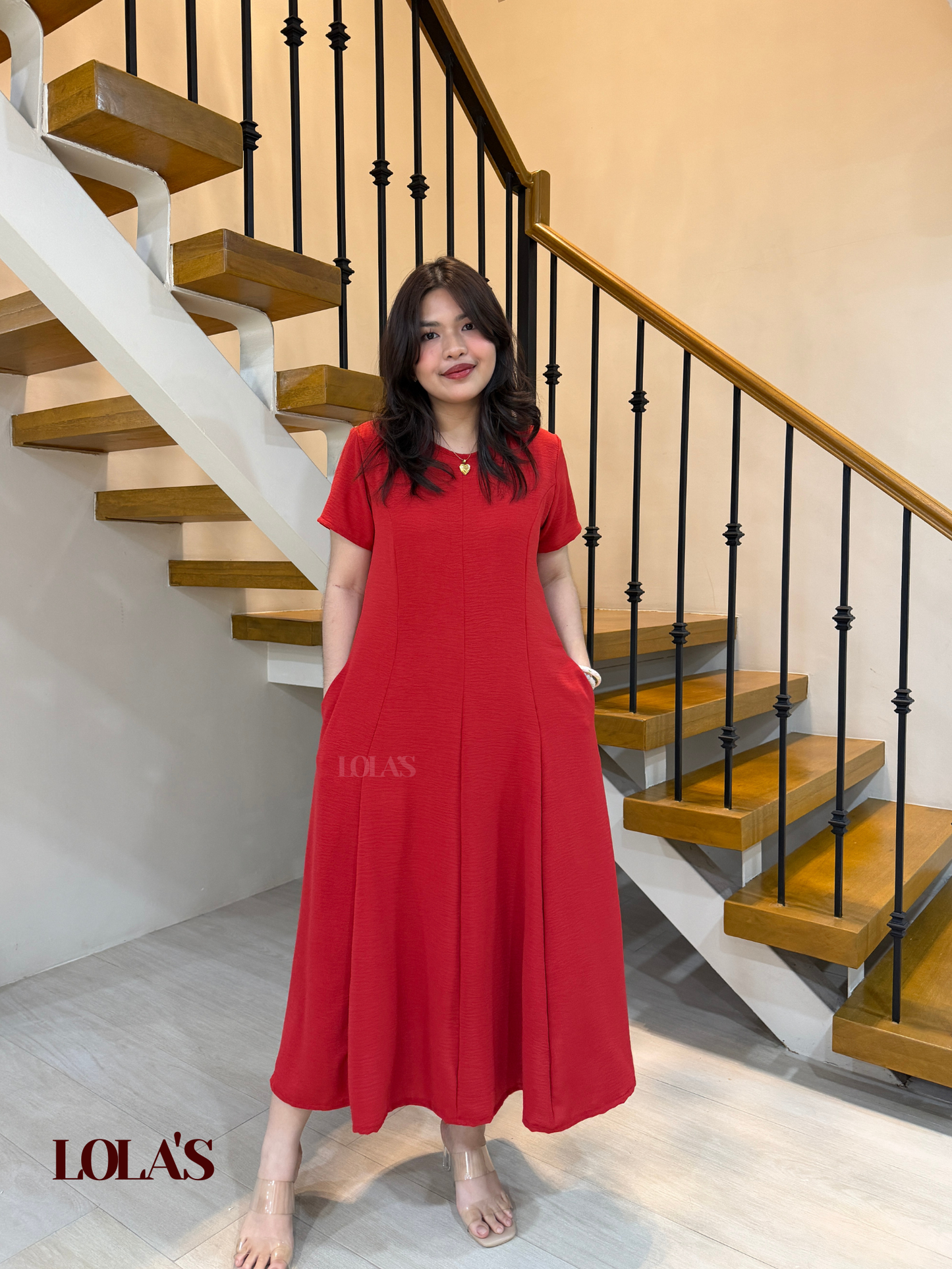 Kathleen Dress (Cherry)