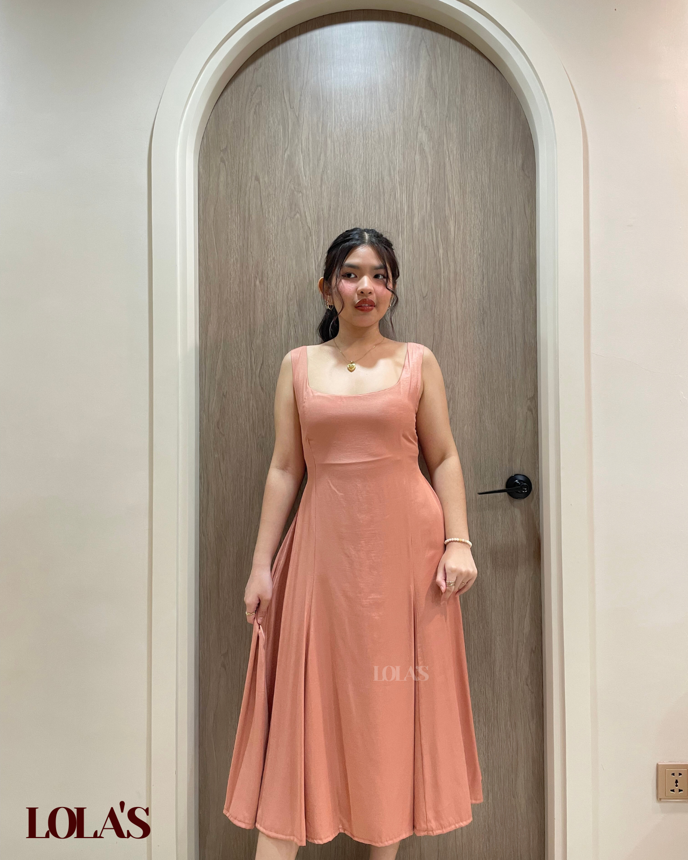 Eri Dress (Salmon)