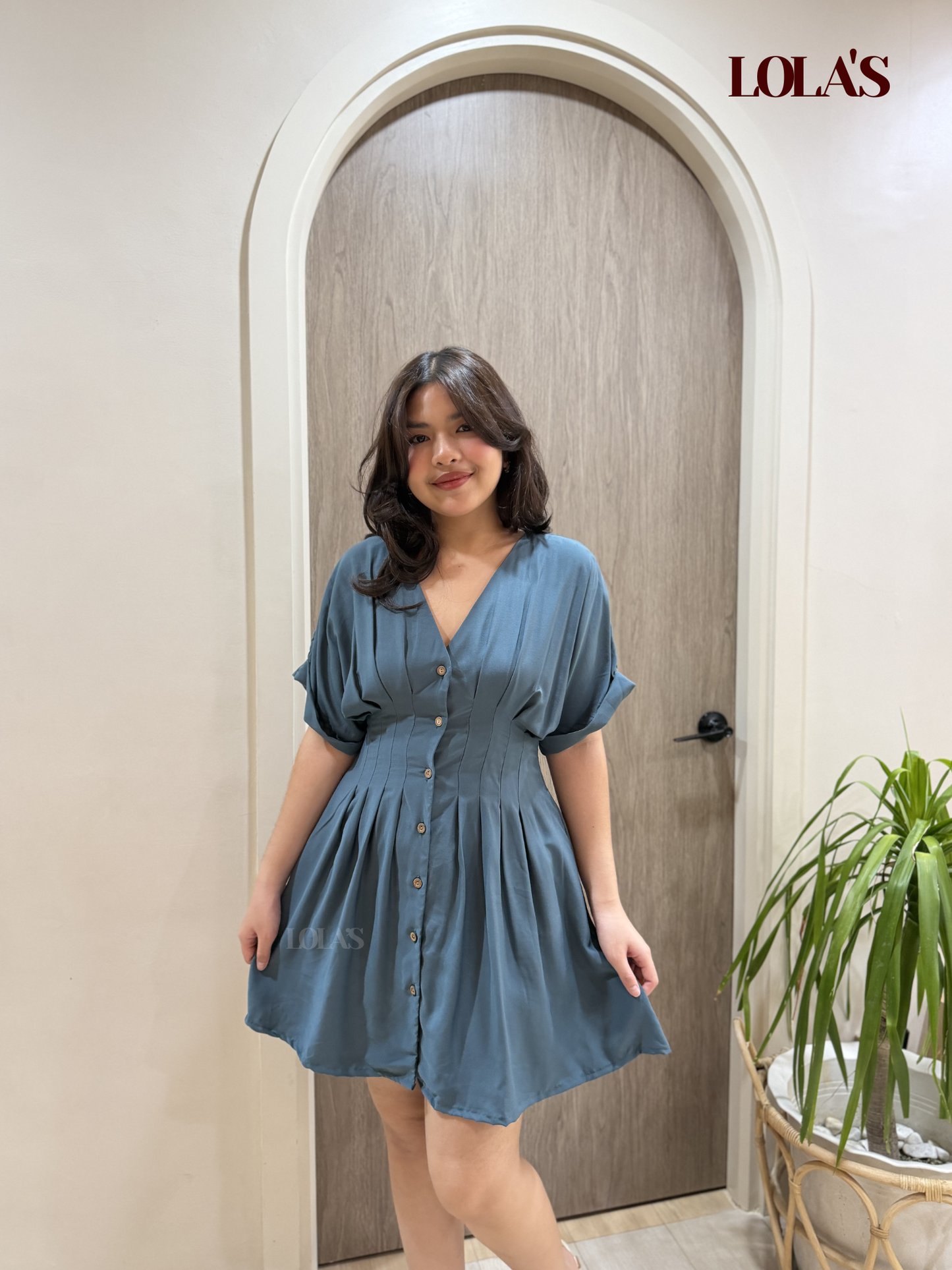 Felicia Dress (Dark Teal)