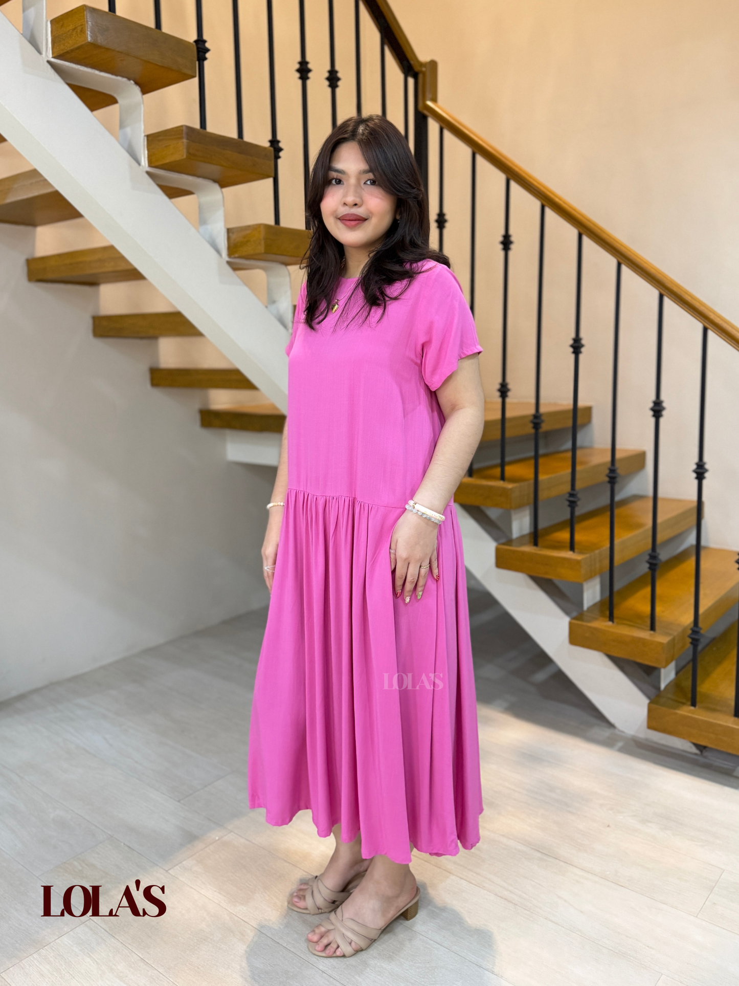 Mina Dress (Pink)