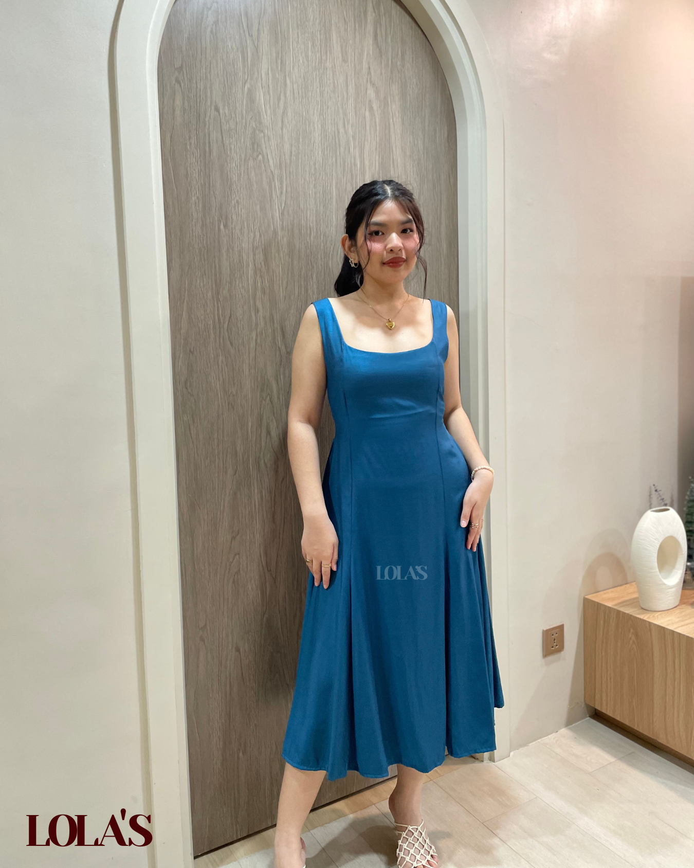 Eri Dress (Blue Green)