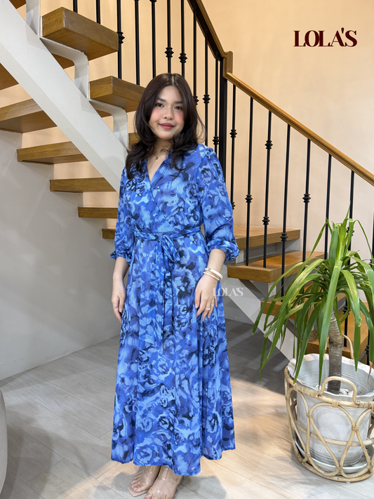 Paula Dress (Blue Haze)