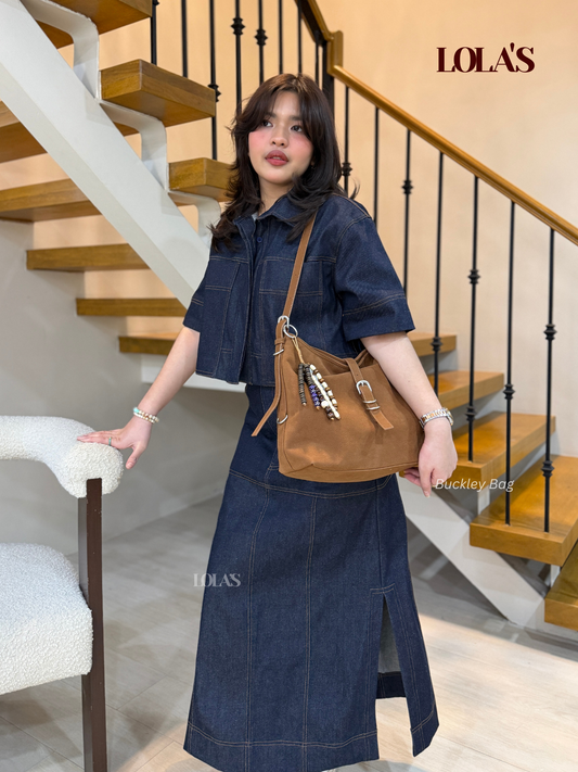 Sabina Skirt (Dark Denim)