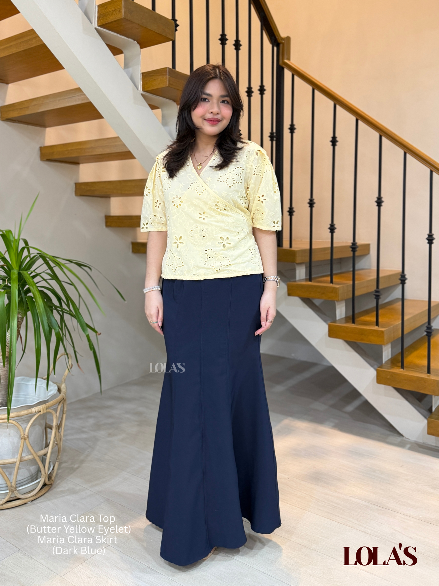 Maria Clara Skirt (Navy Blue)