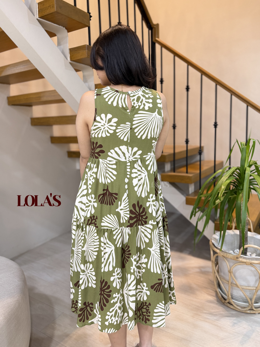 Miles Dress (Green Reef)