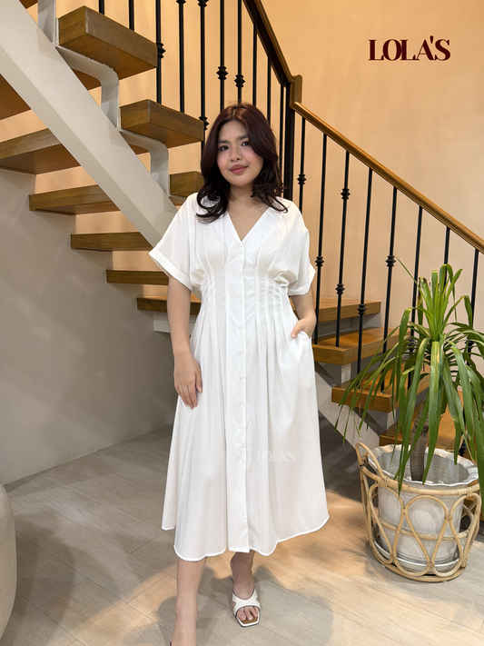 Frederica Dress (White)
