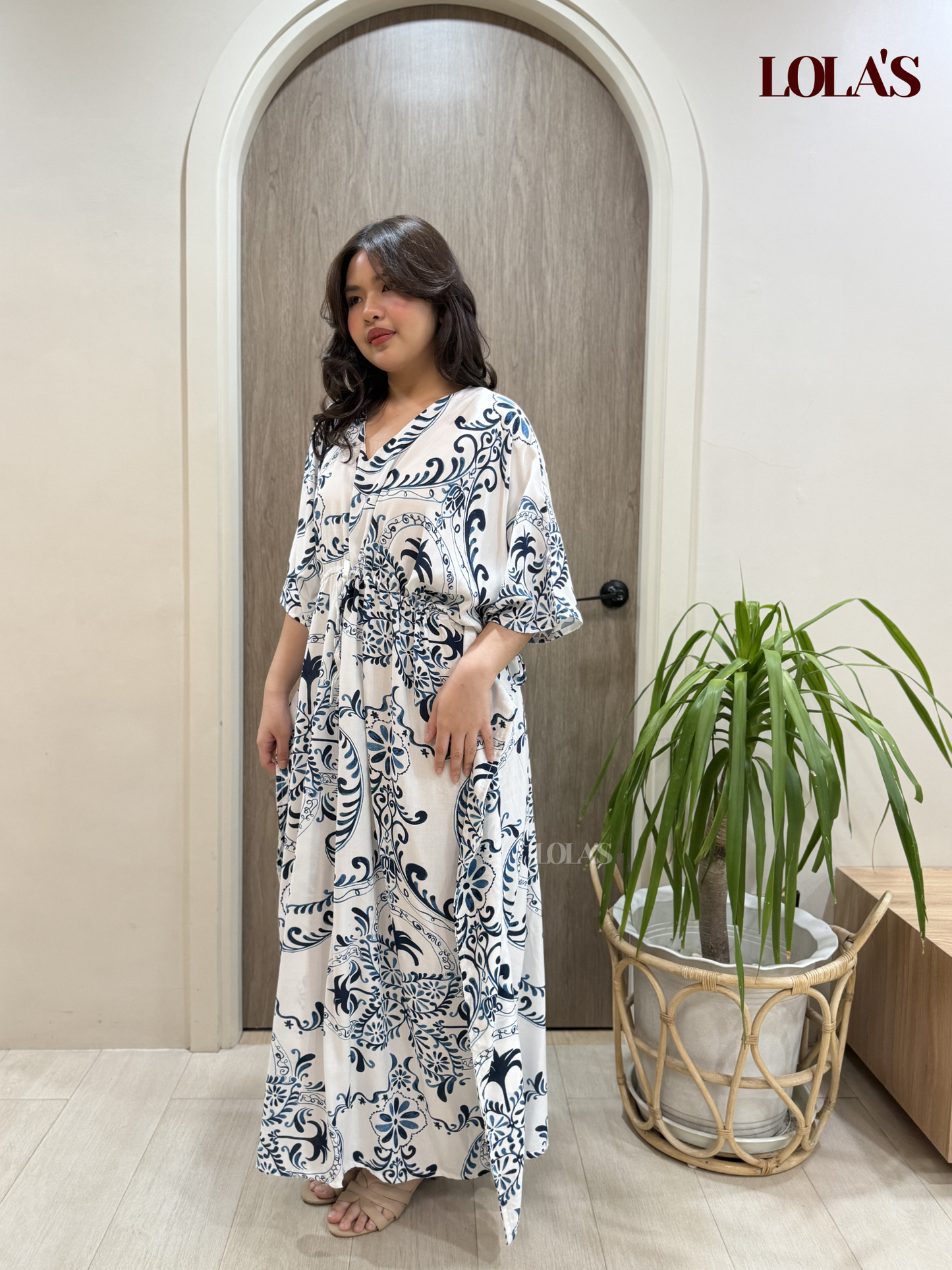 Rowena Dress (White Baroque)