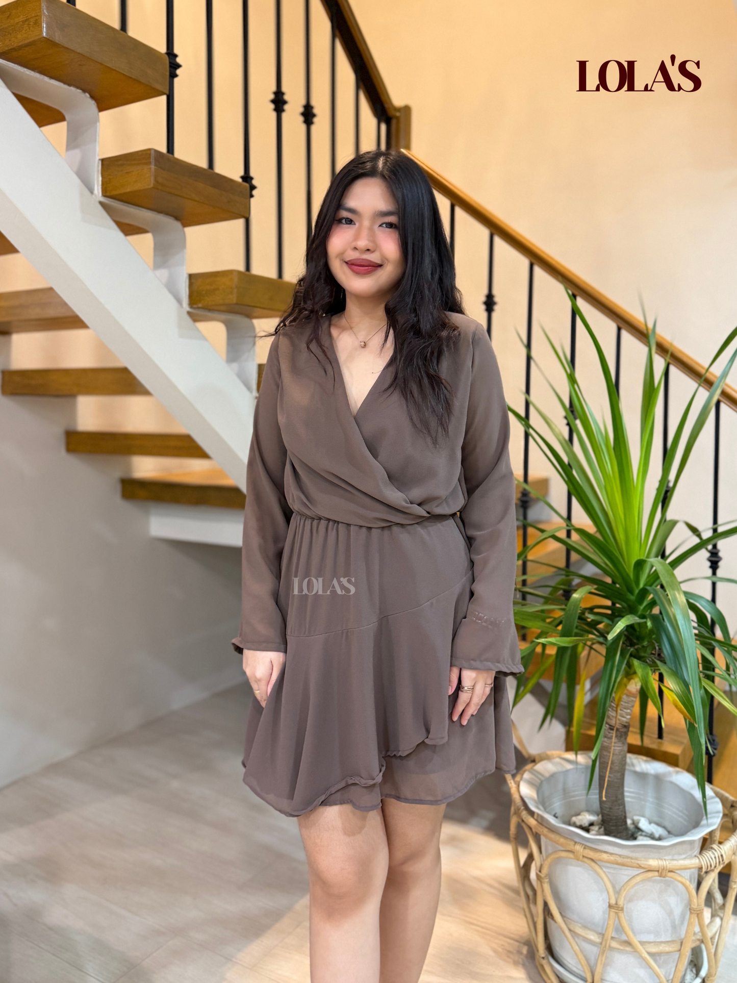 Lana Dress (Taupe)