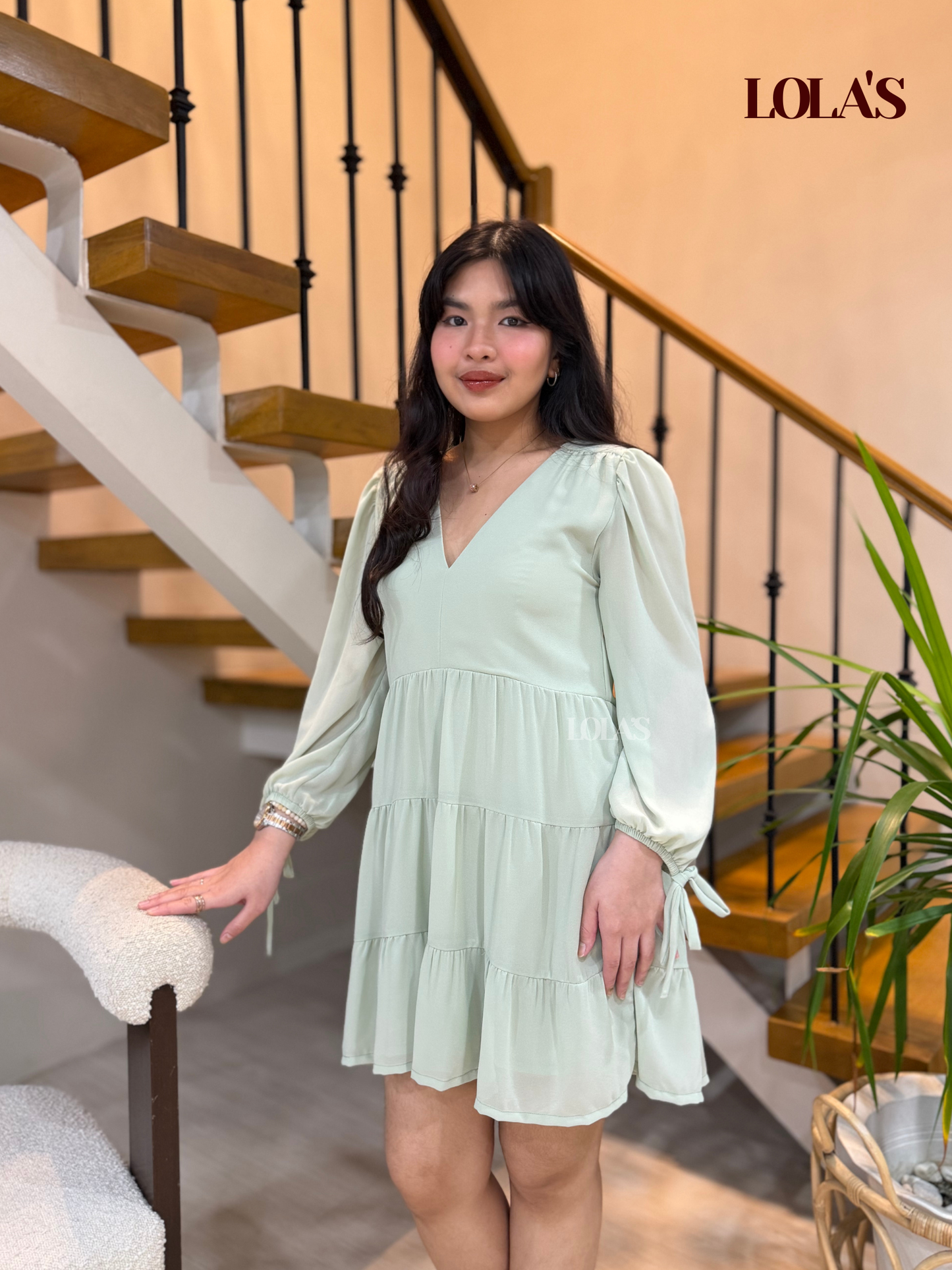 Monina Dress (Mint)