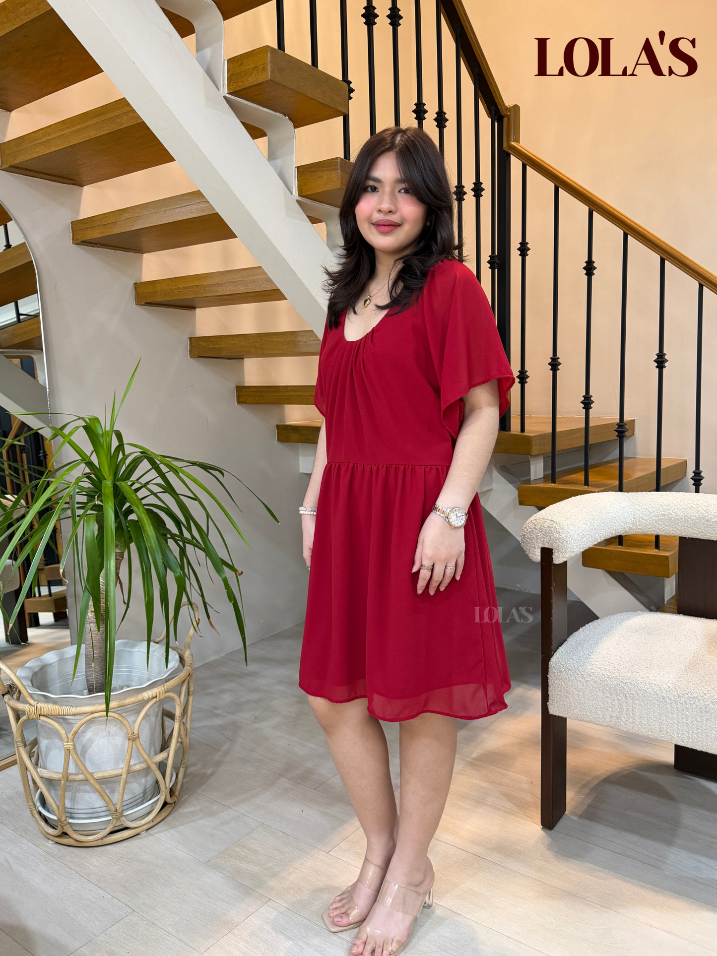 Nessa Dress (Red)