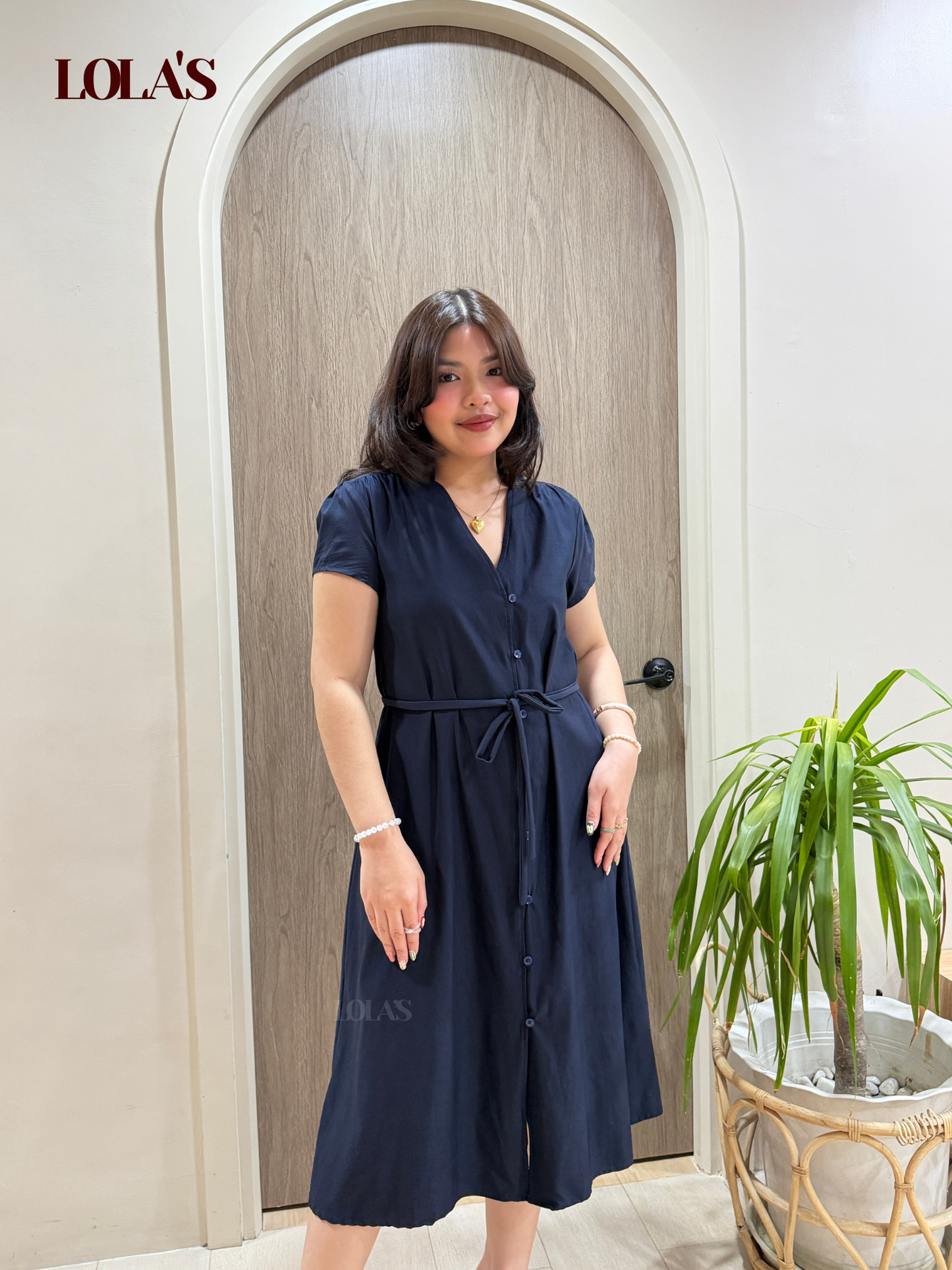 Kyle Dress (Navy Blue)