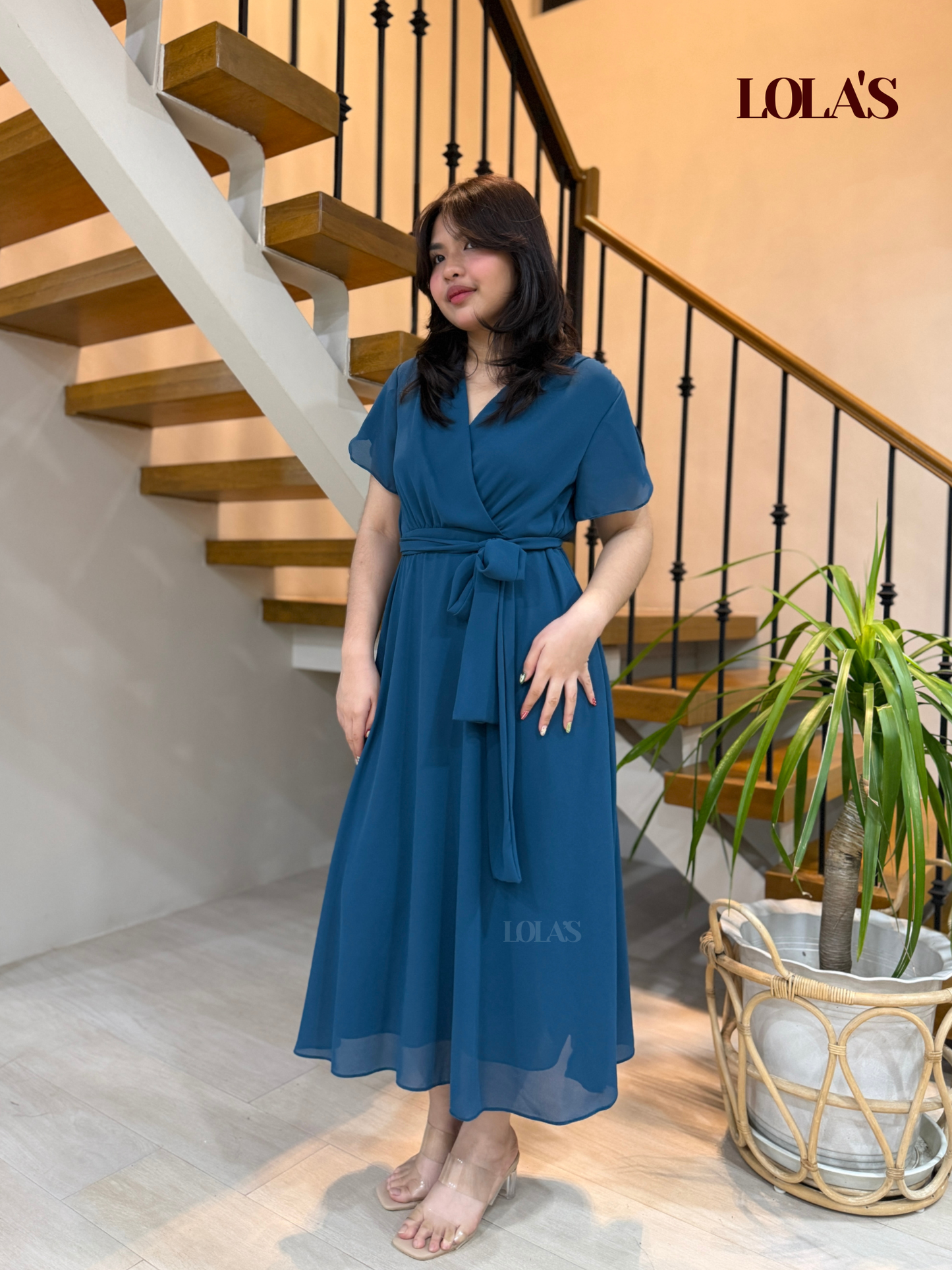 Glinda Dress (Blue Green)