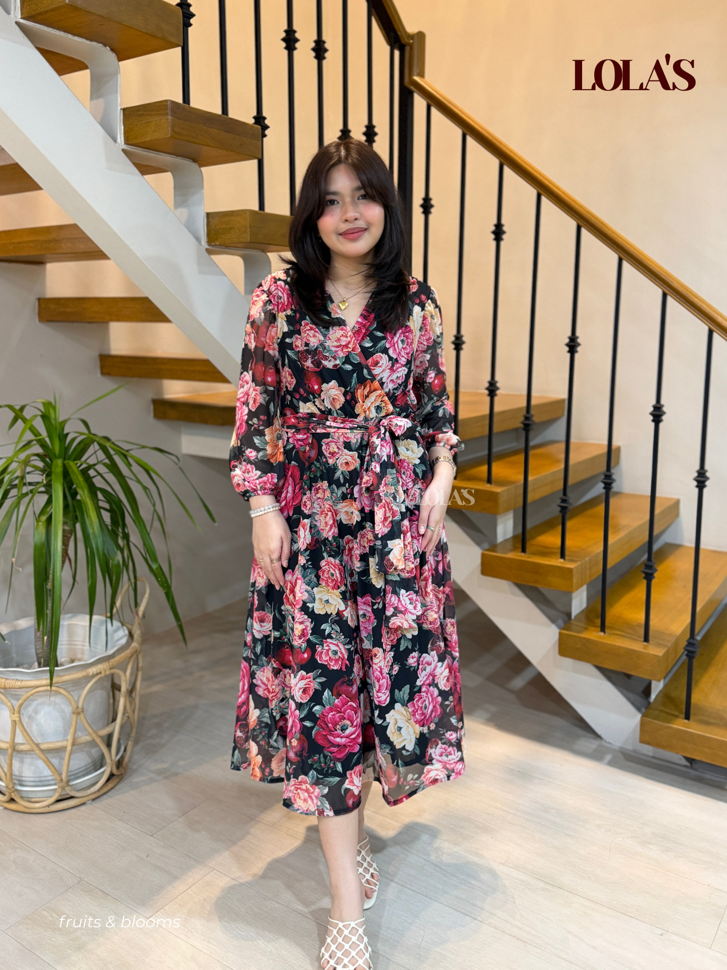 Paula Dress (Fruits & Blooms)