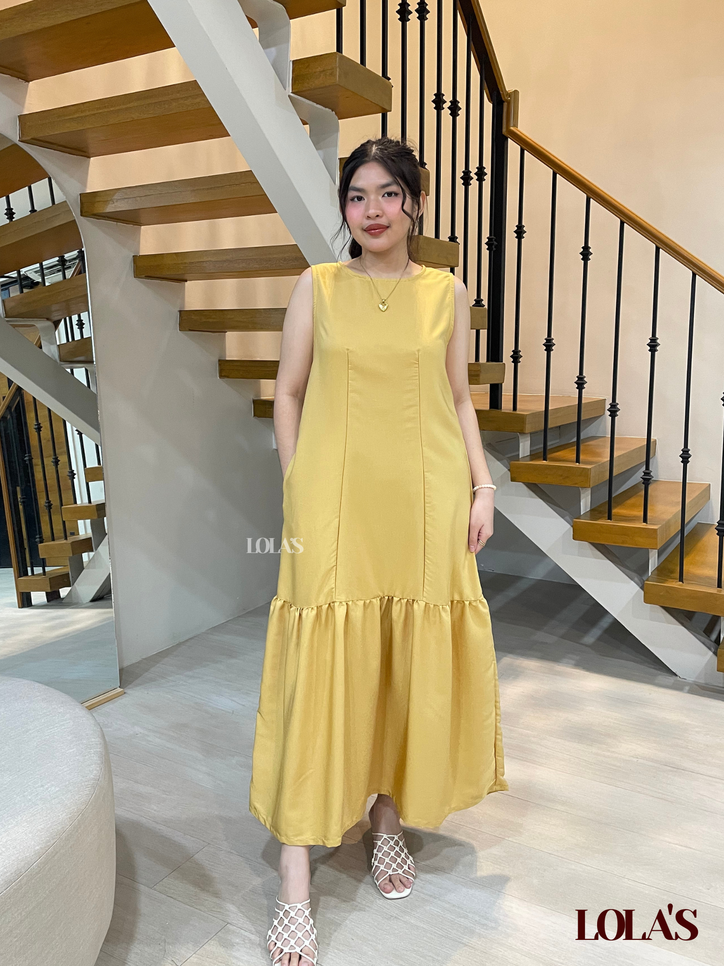 Dominique Dress (Gold)