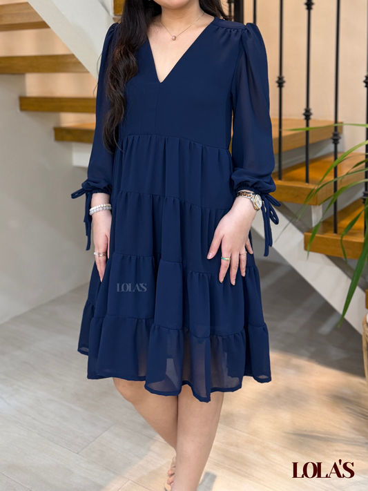 Diana Dress (Navy Blue)