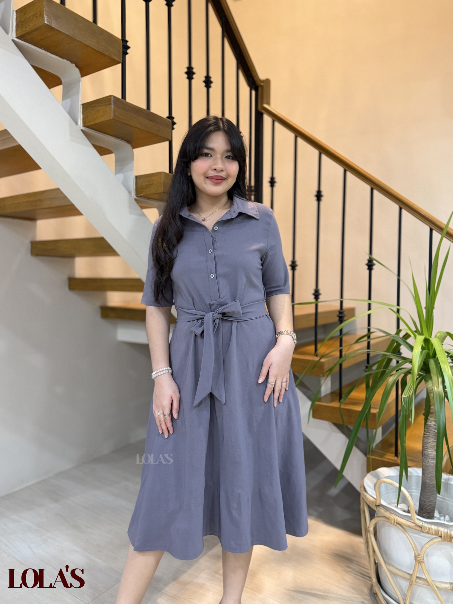 Bianca Dress (Gray)
