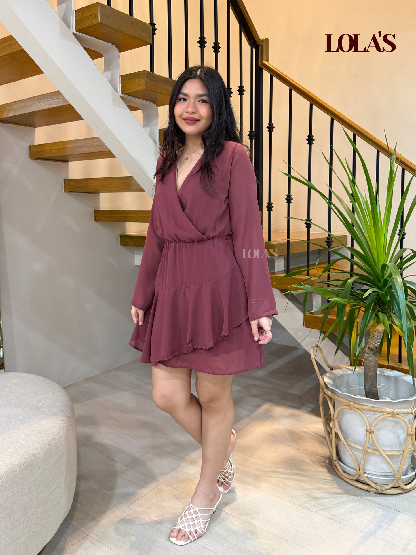 Lana Dress (Mauve)