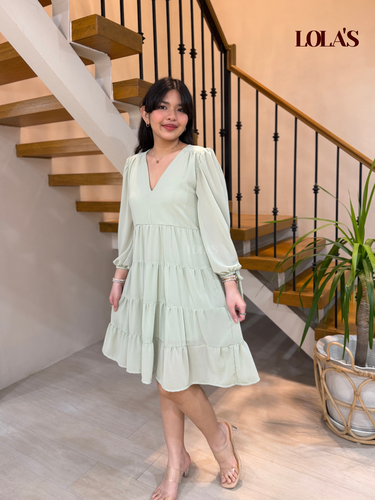 Diana Dress (Sage)