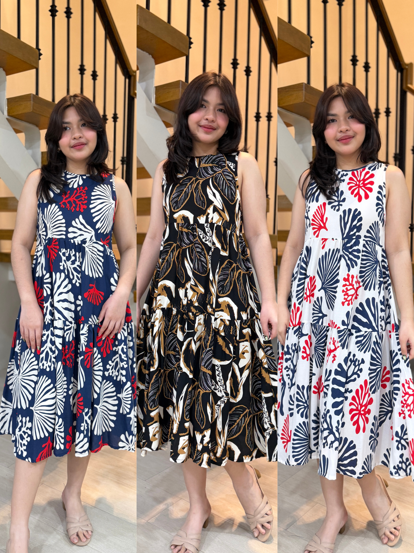 Miles Dress (Blue Reef)