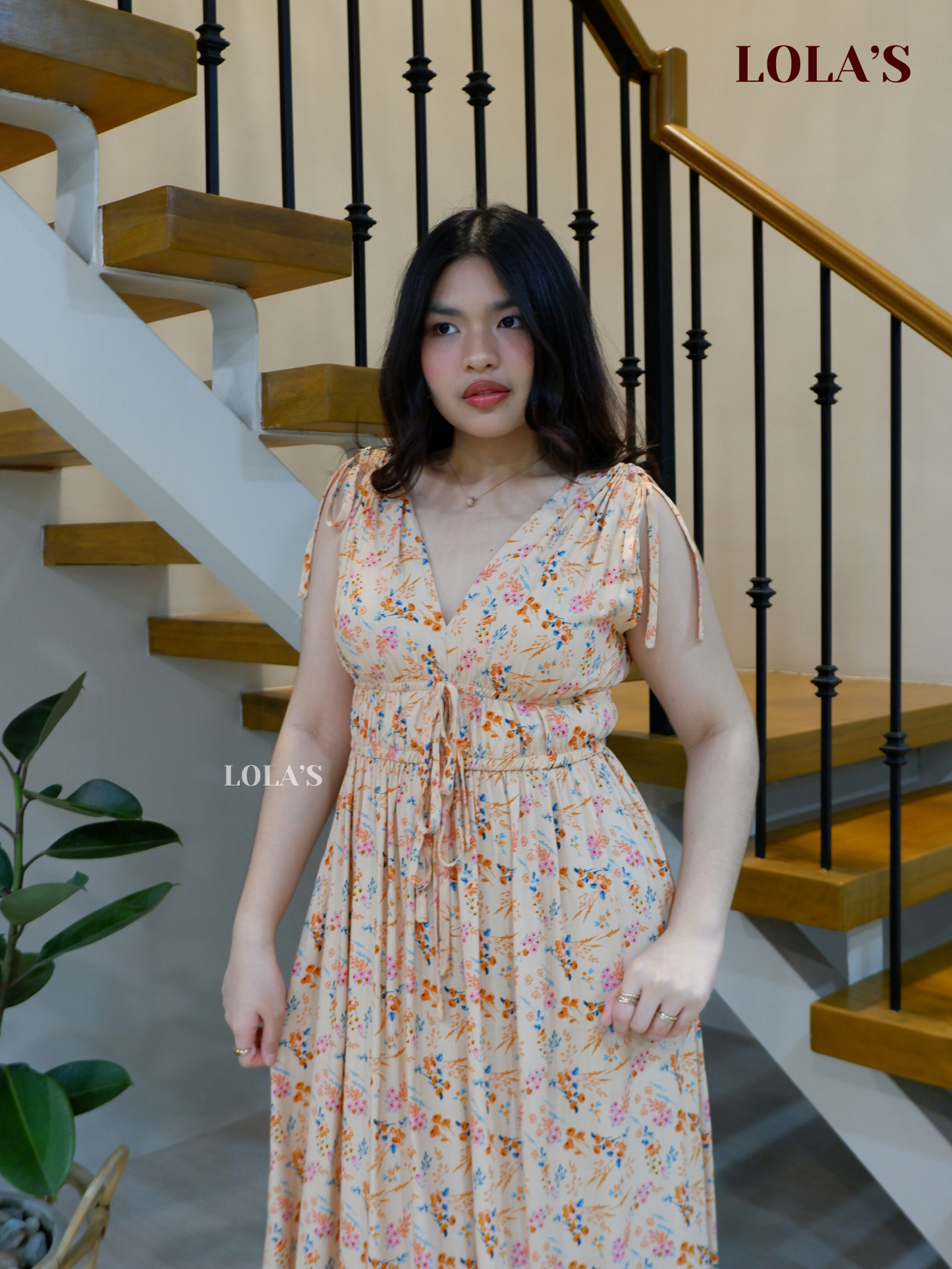 Adeline Dress (Lively Orange)