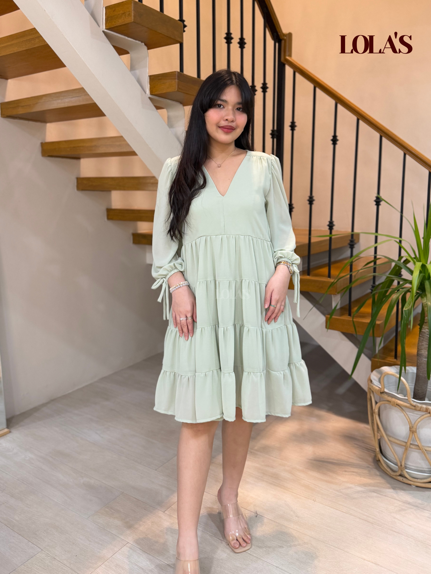 Diana Dress (Sage)