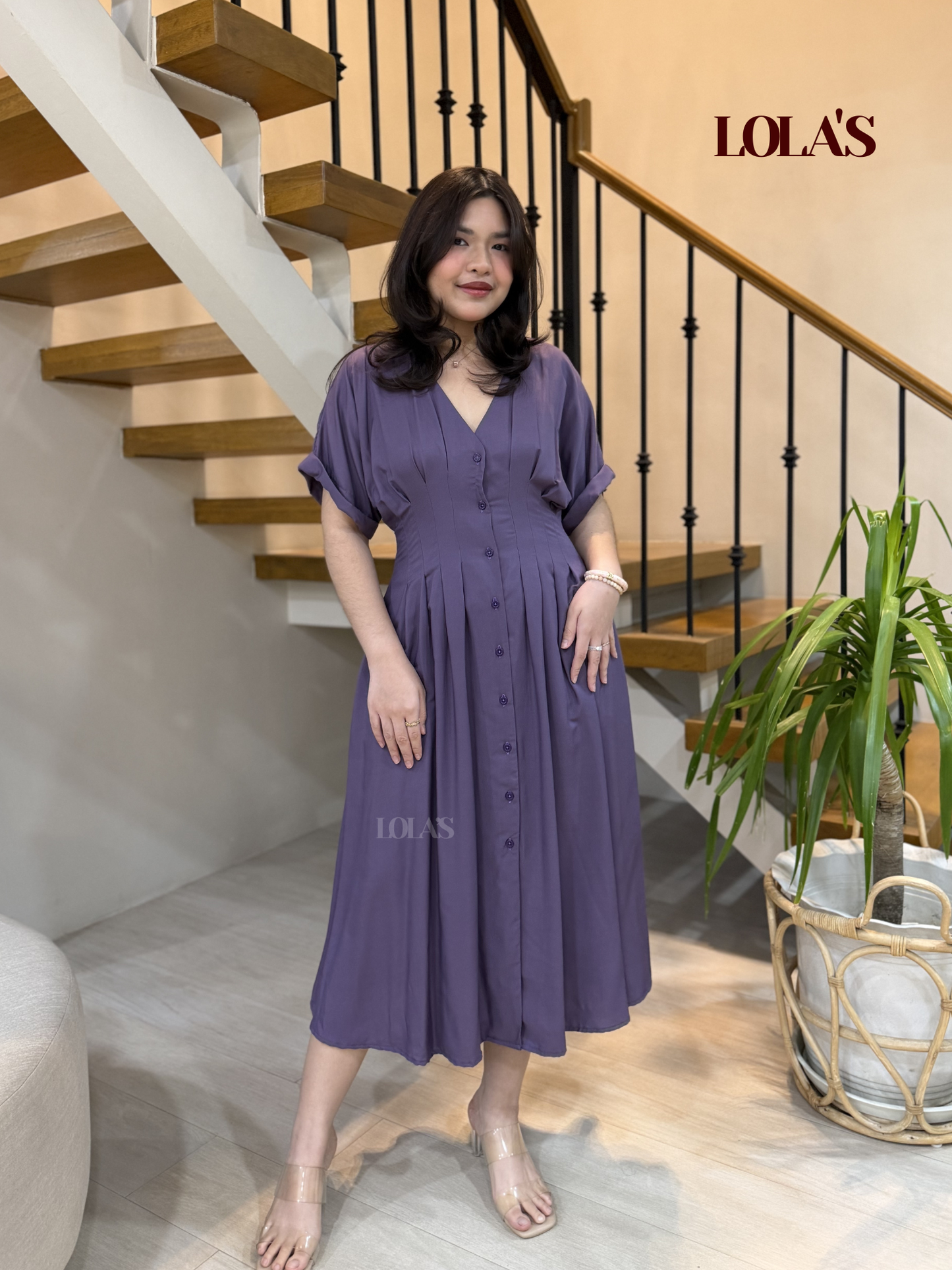 Frederica Dress (Royal Purple)