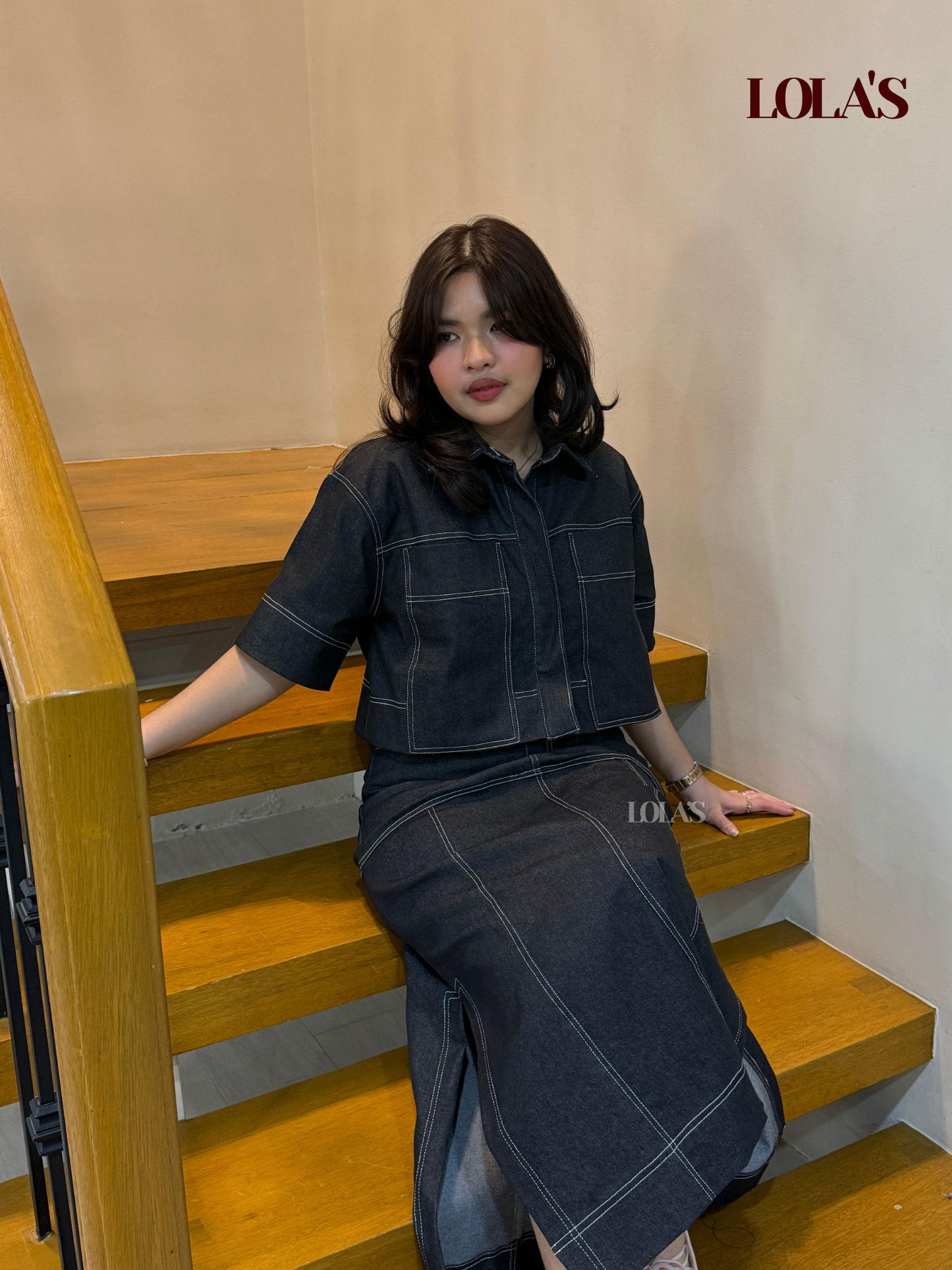 Sabina Skirt (Coal)