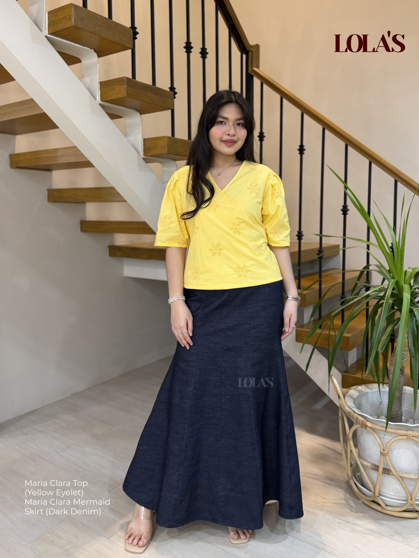 Maria Clara Skirt (Dark Denim)