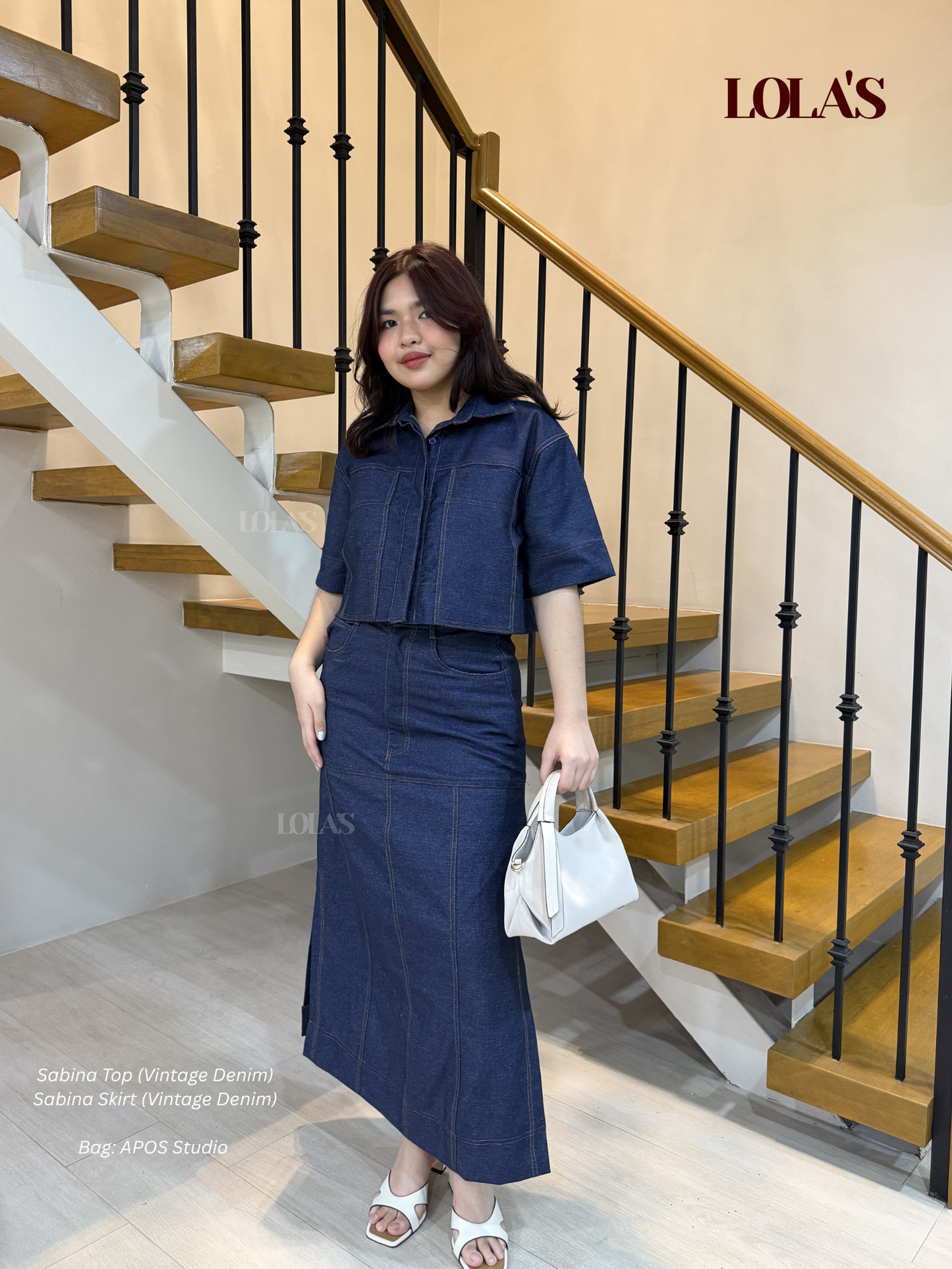Sabina Skirt (Vintage Denim)