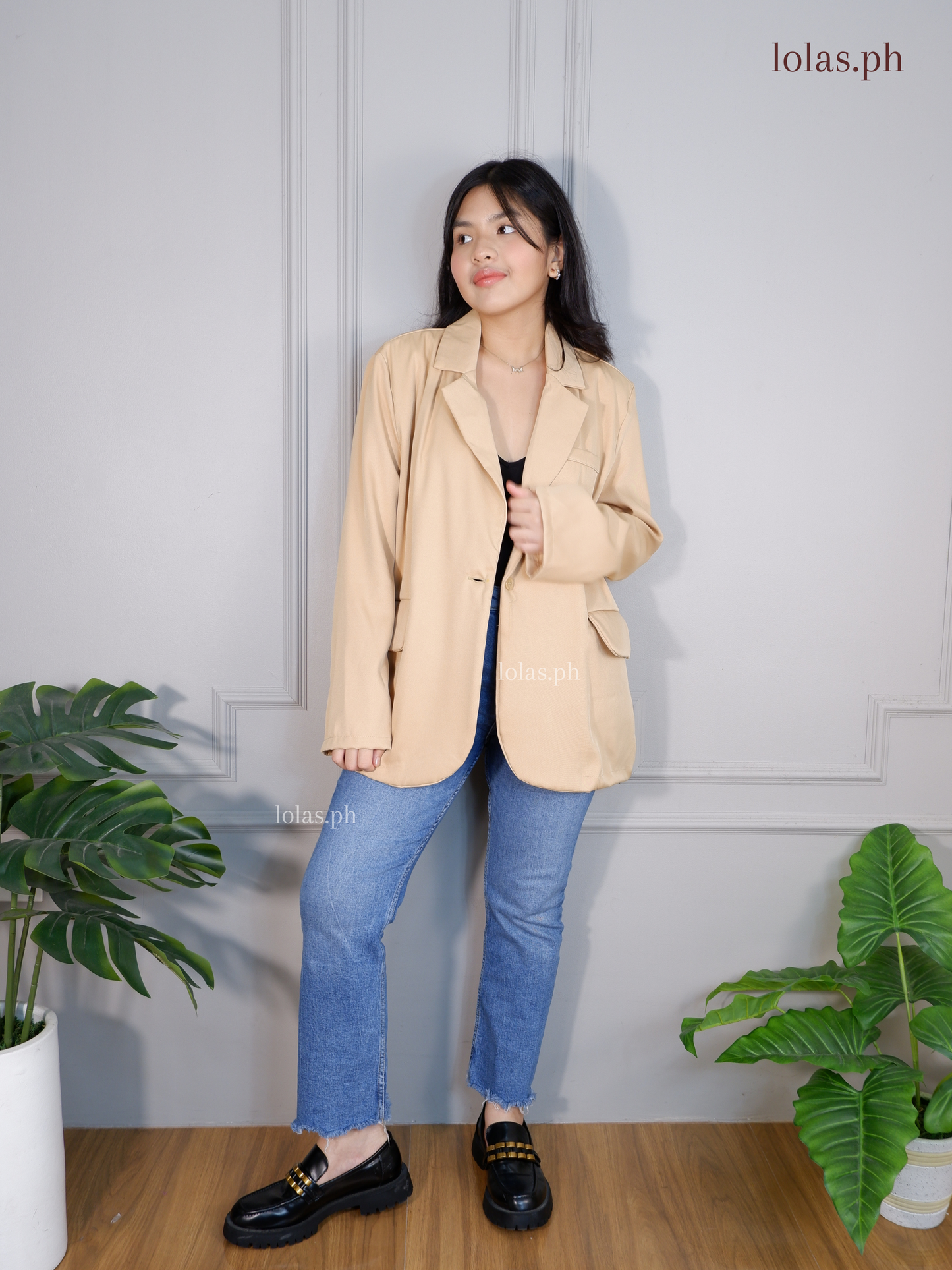 Rhys Oversized Blazer (Skin)