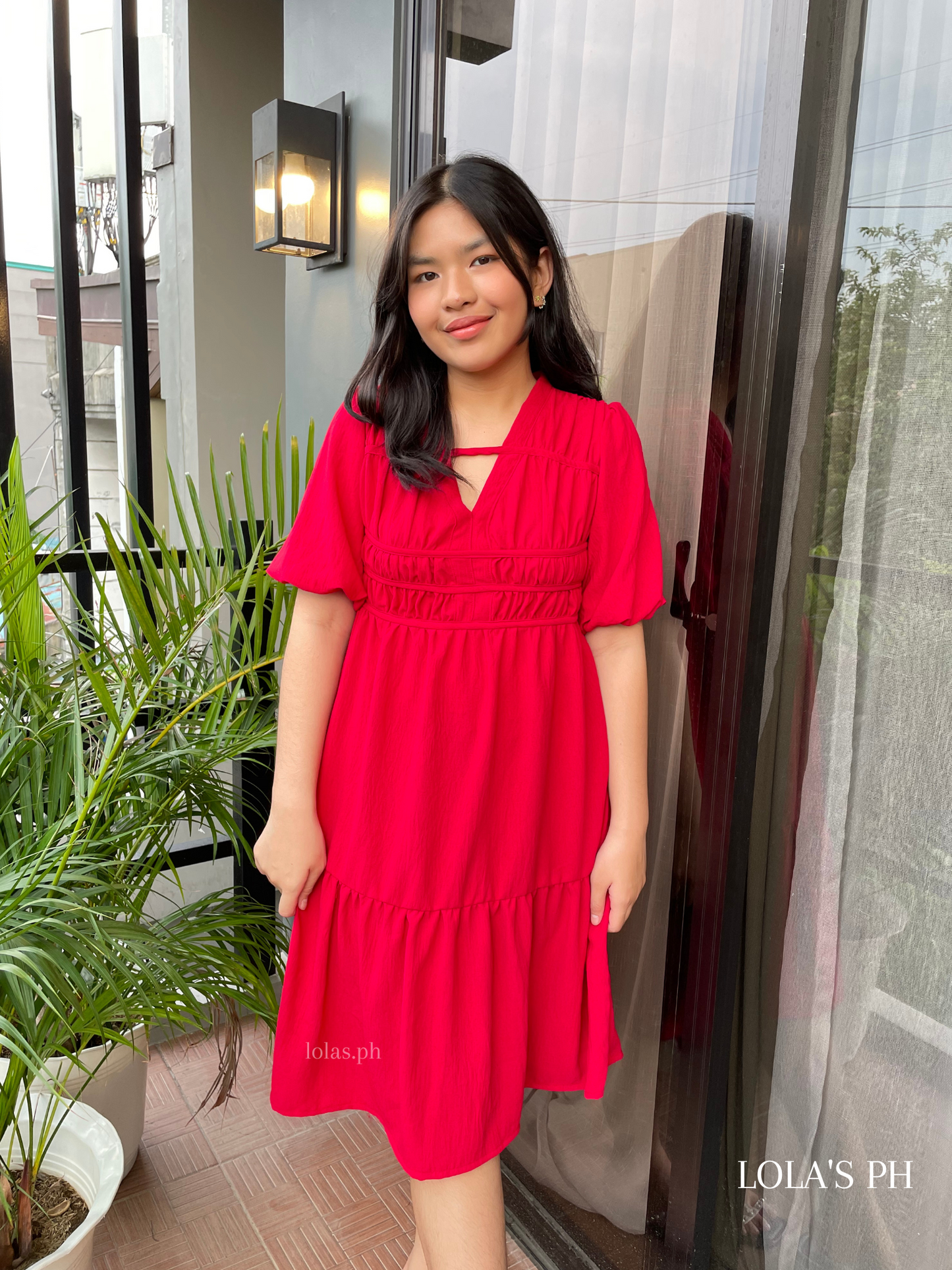 Louise Dress (Red)