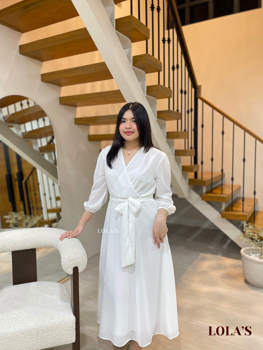 Paula Dress (White)