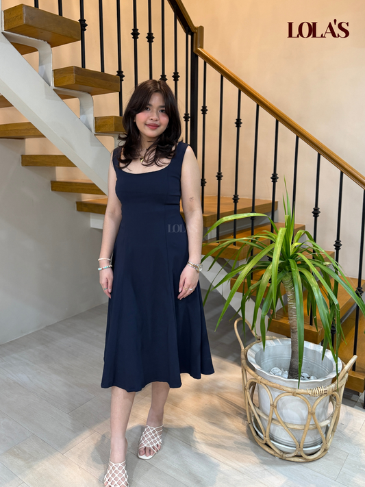 Eri Dress (Navy Blue)