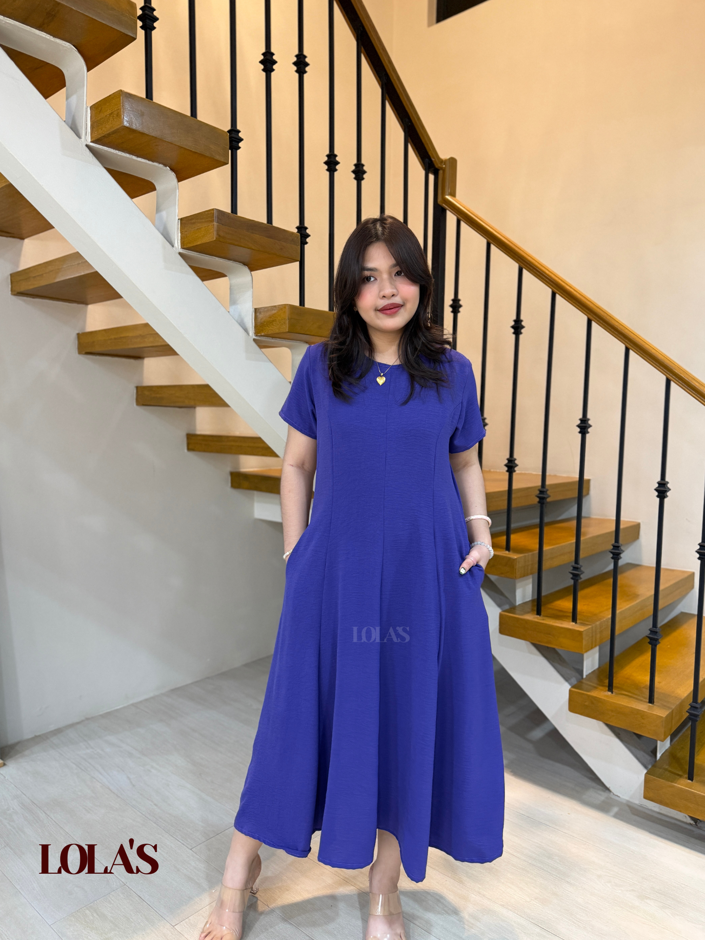 Kathleen Dress  (Purple)