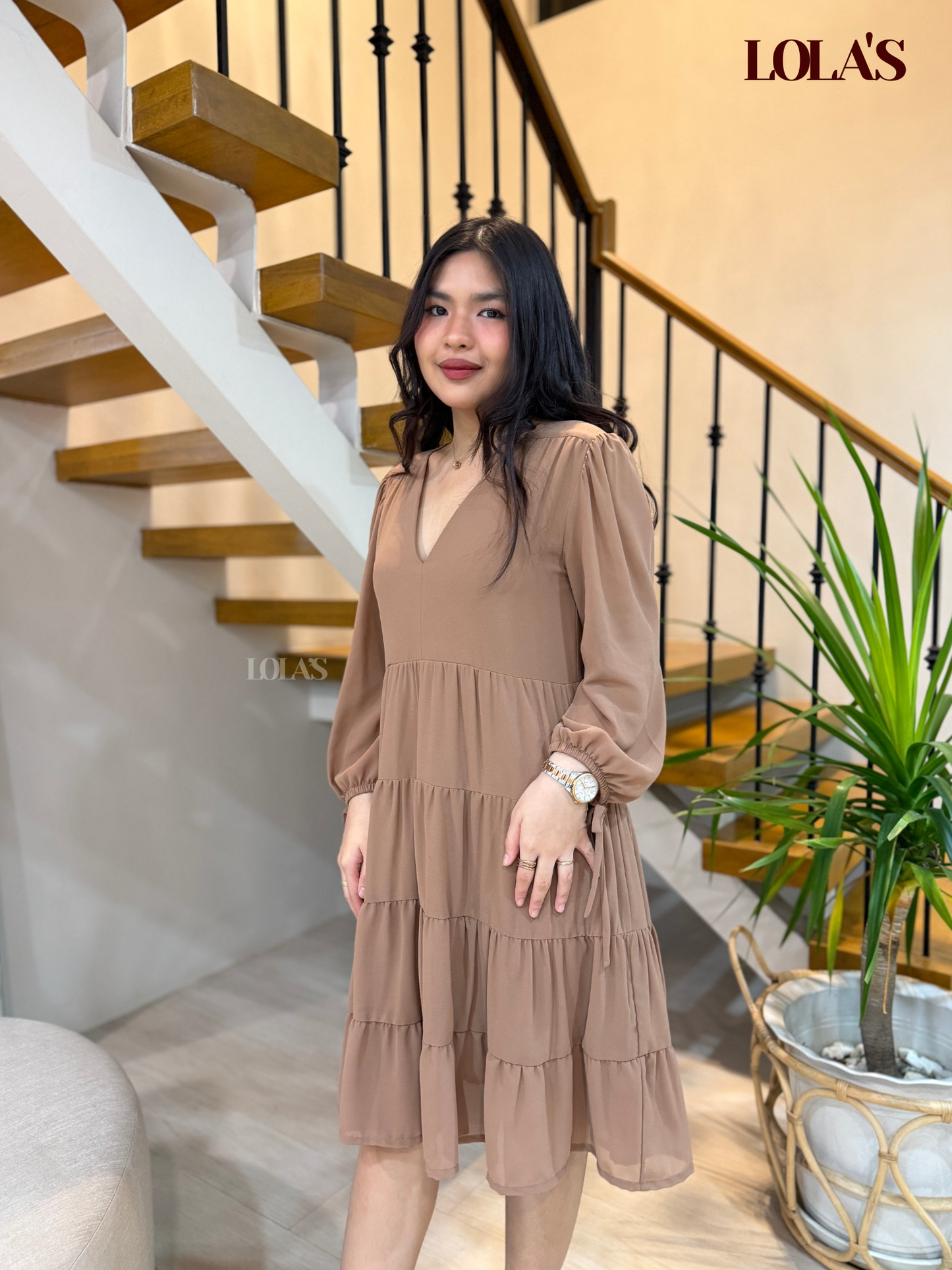 Diana Dress (Latte)