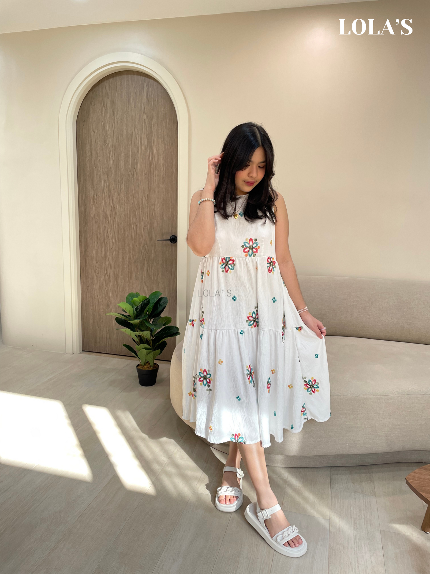 Miles Dress (White)