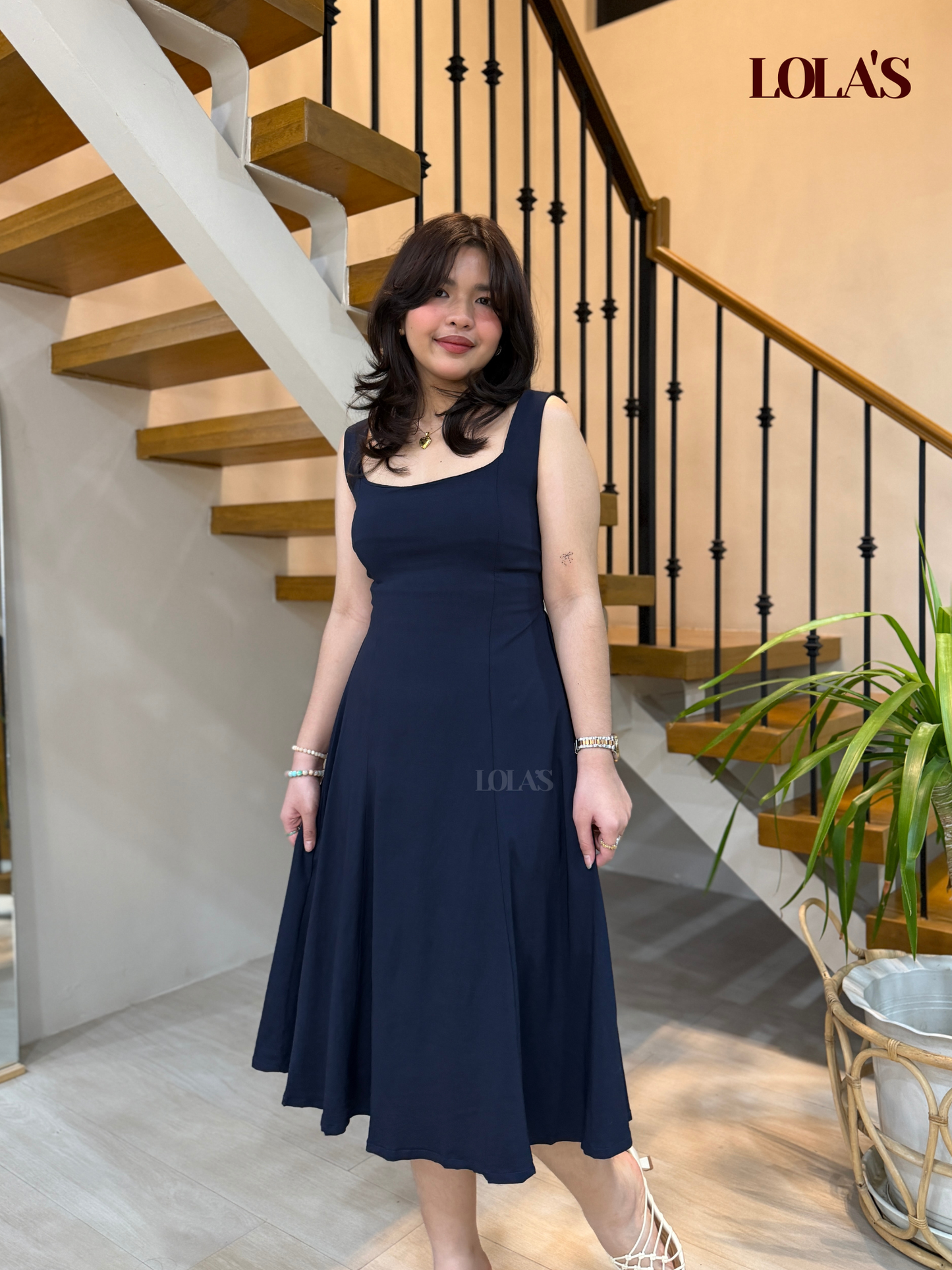 Eri Dress (Navy Blue)