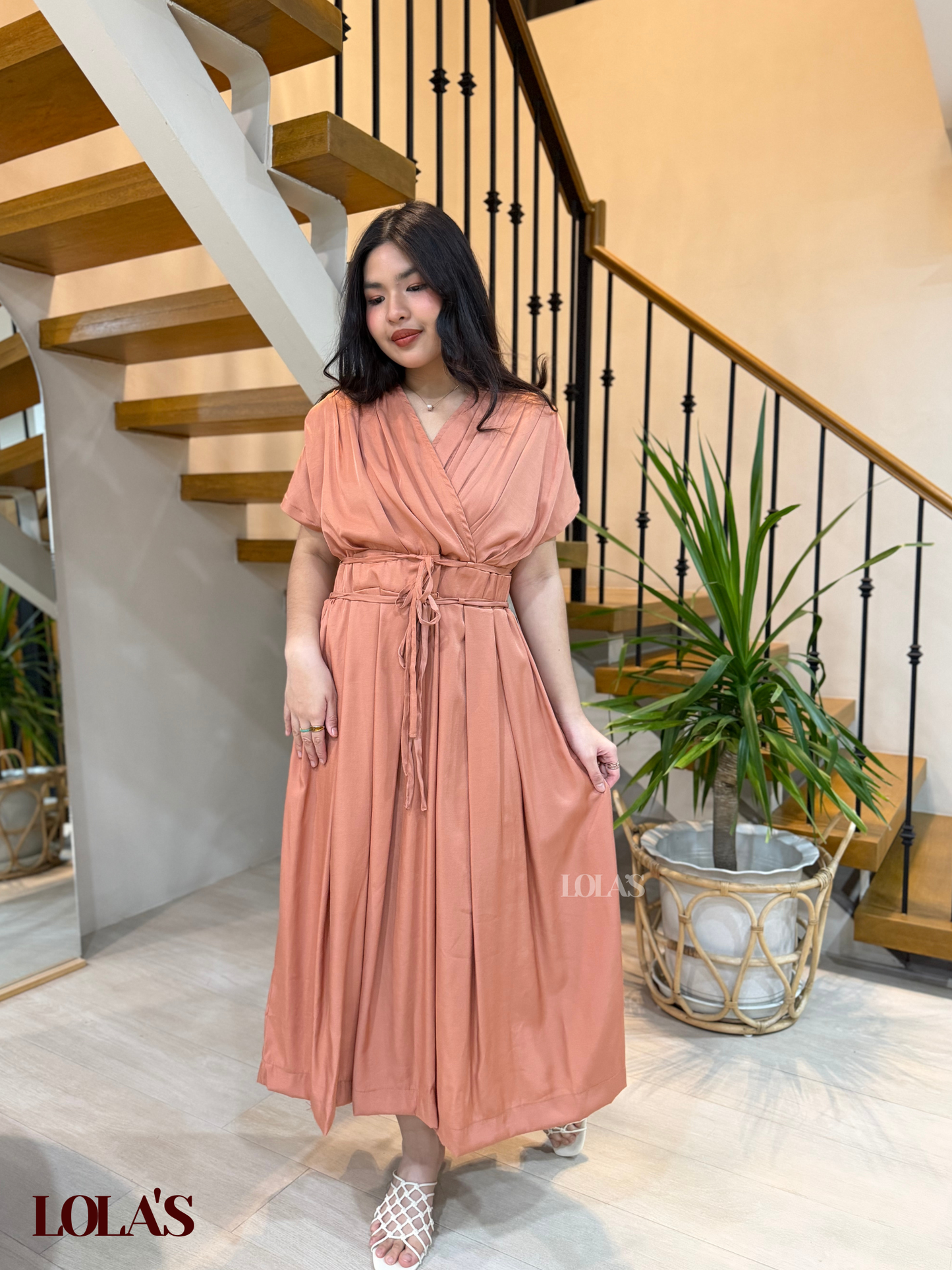 Kaye Dress (Salmon)