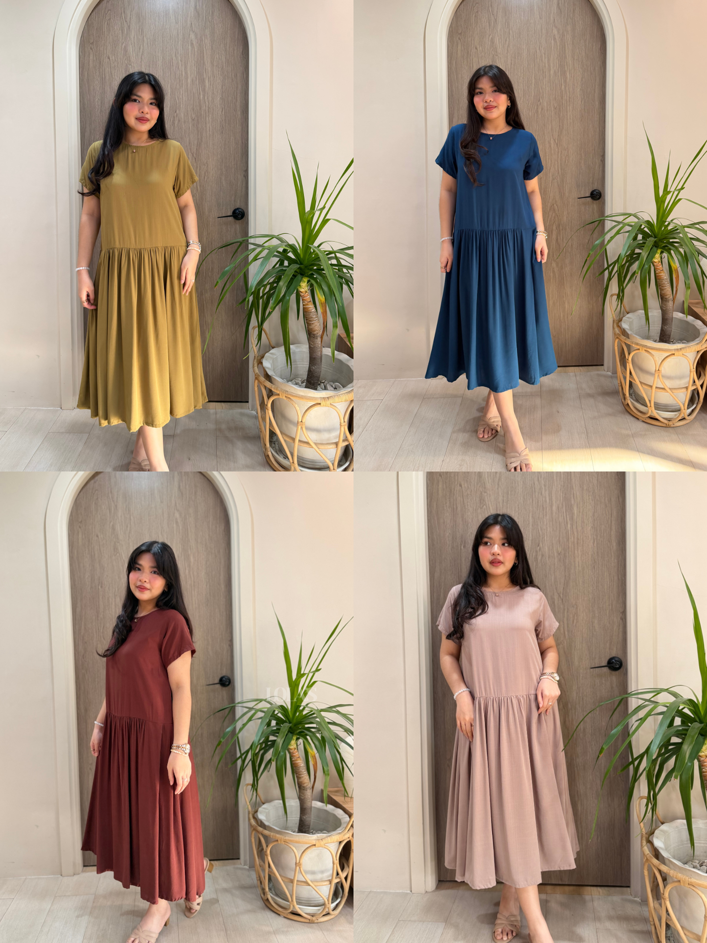Mina Dress (Olive)