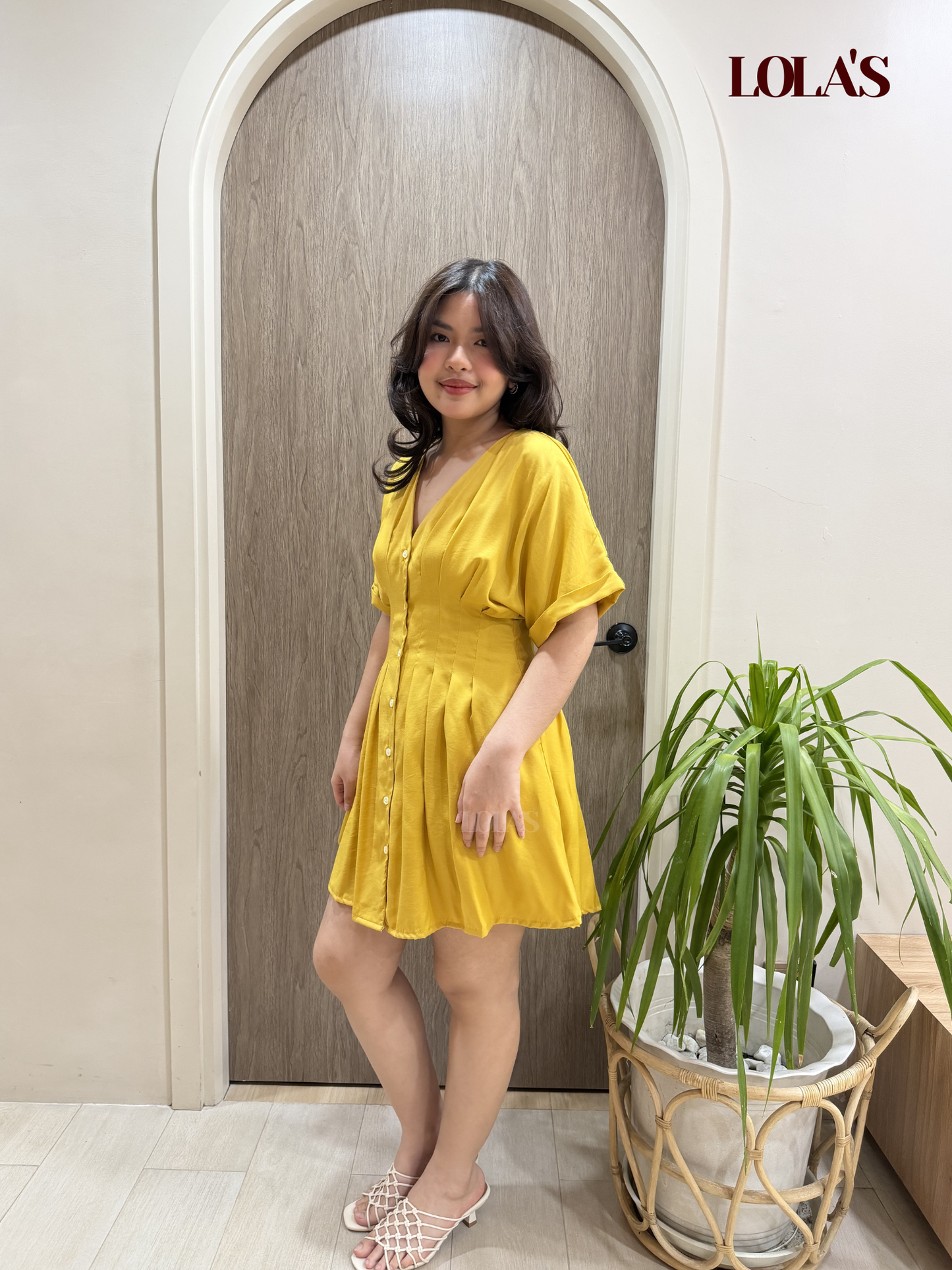 Felicia Dress (Mustard)