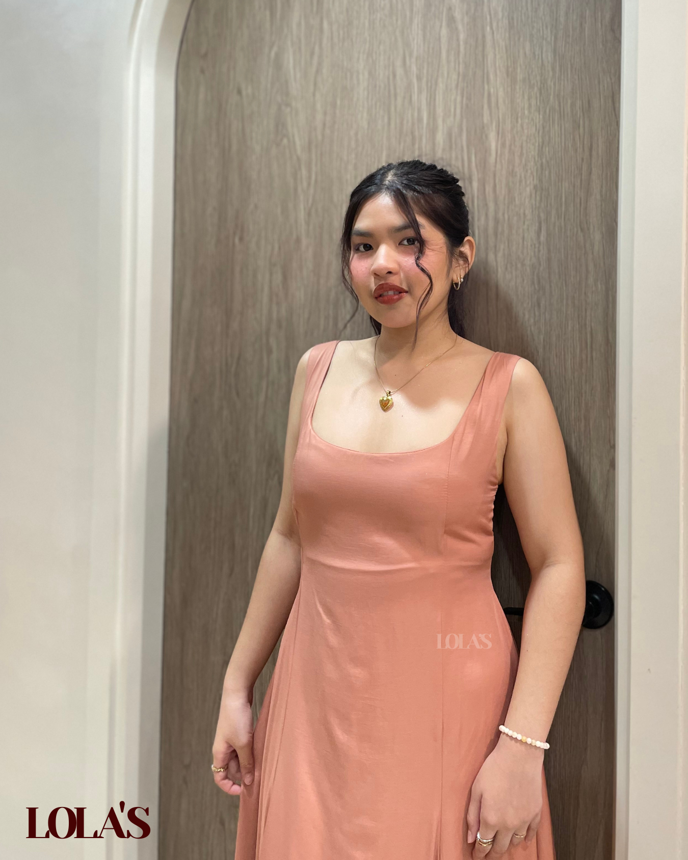 Eri Dress (Salmon)