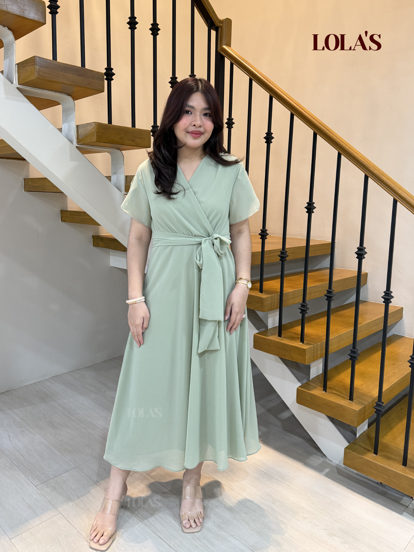 Glinda Dress (Sage)