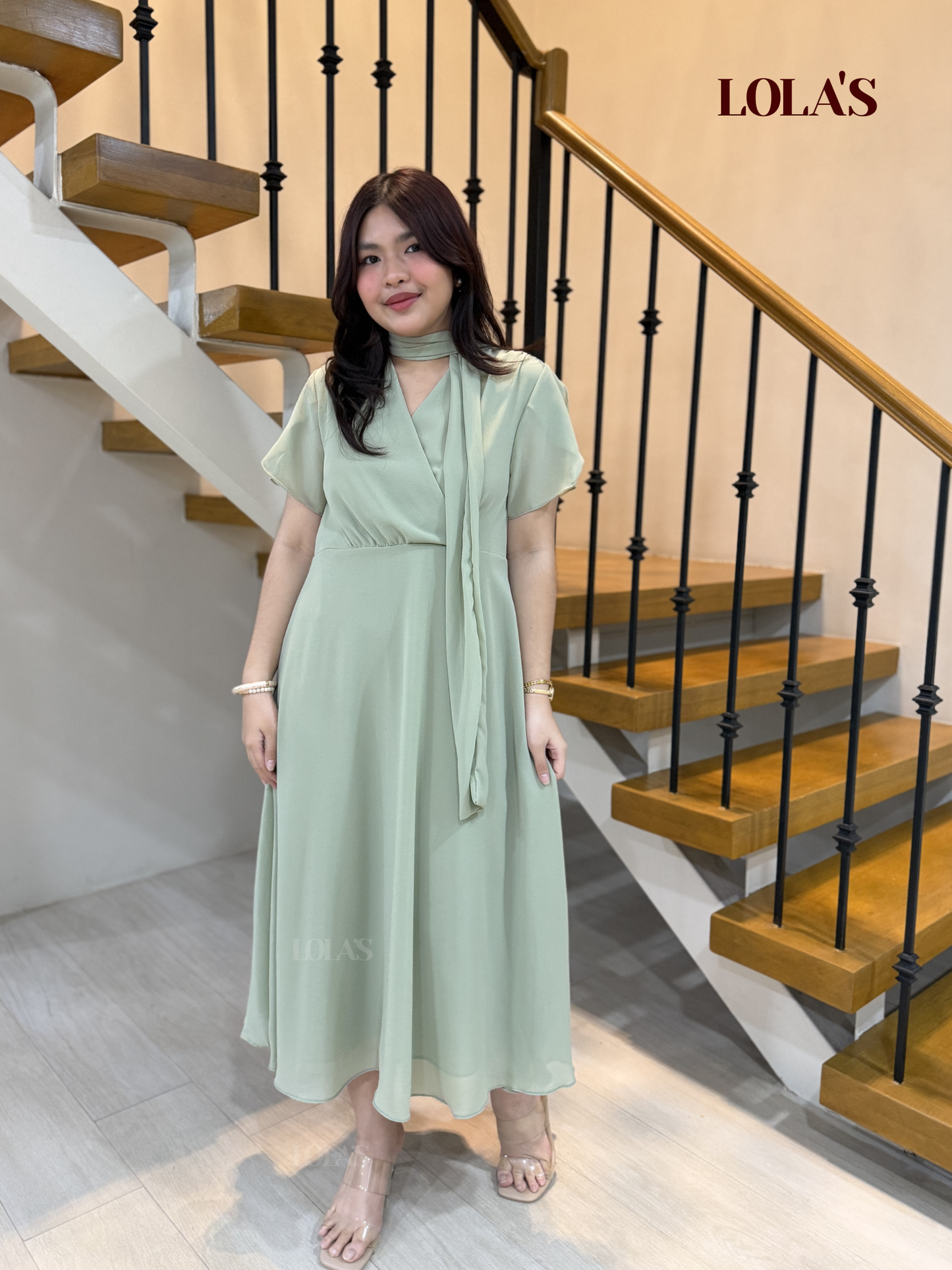 Glinda Dress (Sage)