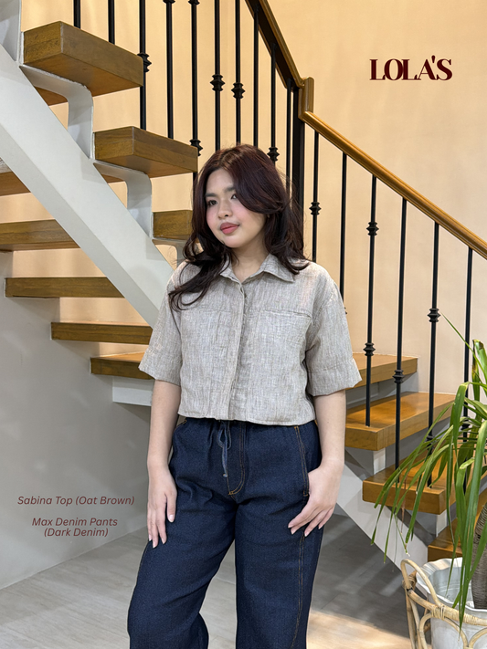 Sabina Top (Oat Brown)