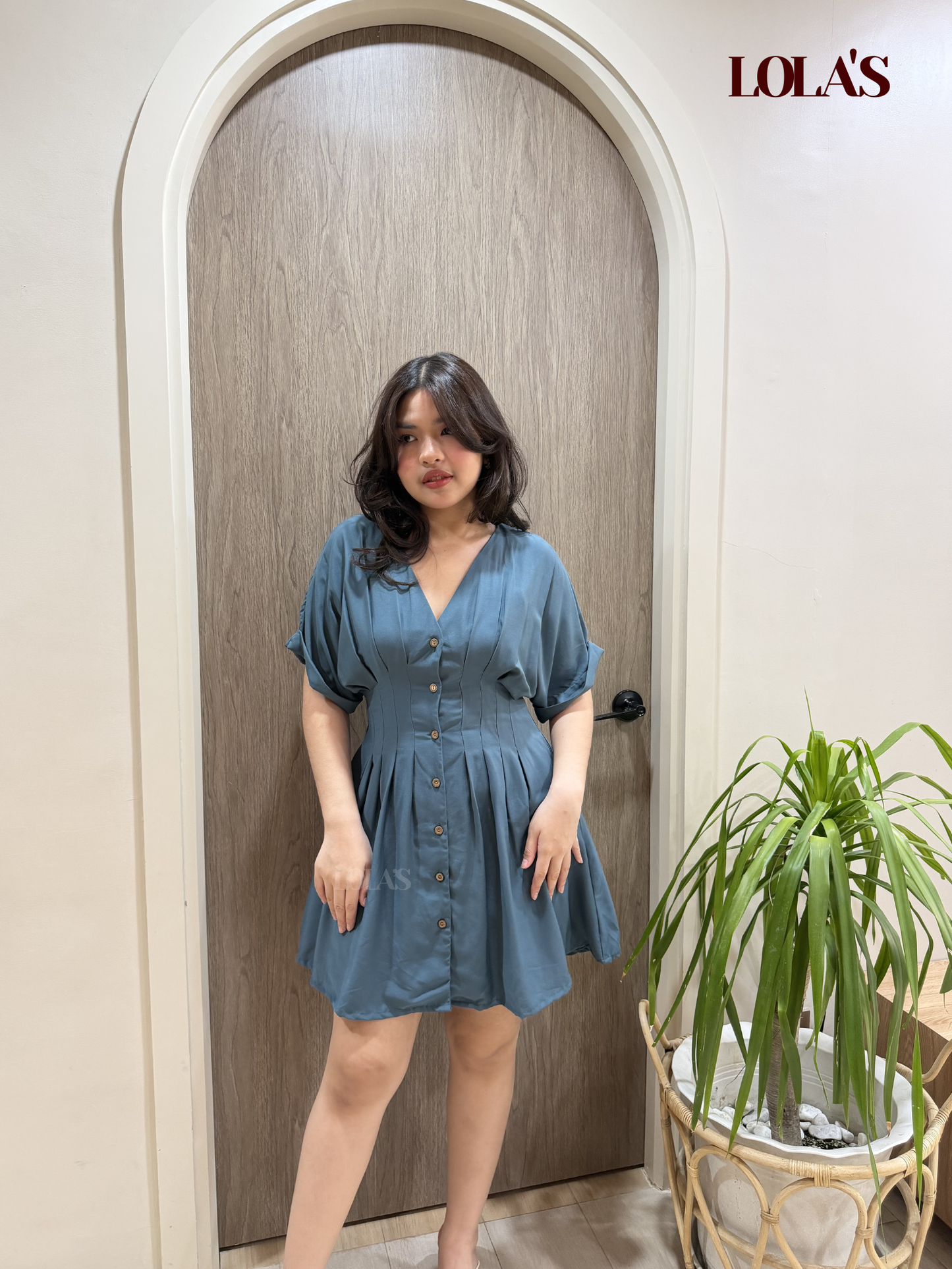 Felicia Dress (Dark Teal)