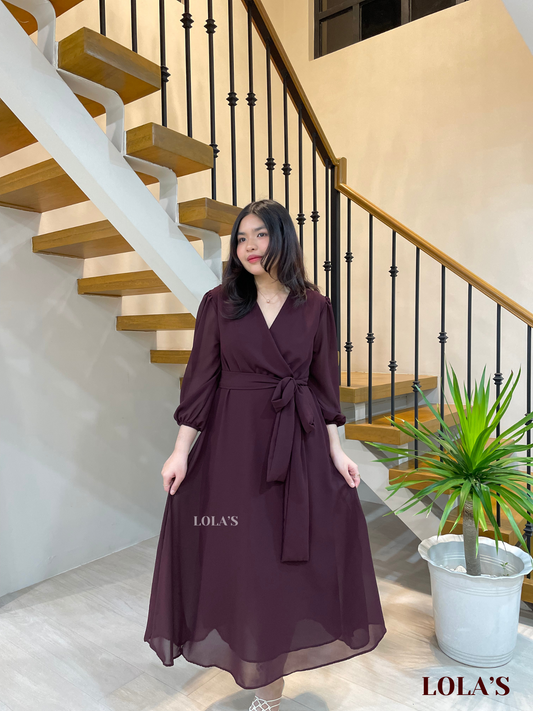 Paula Dress (Raisin)