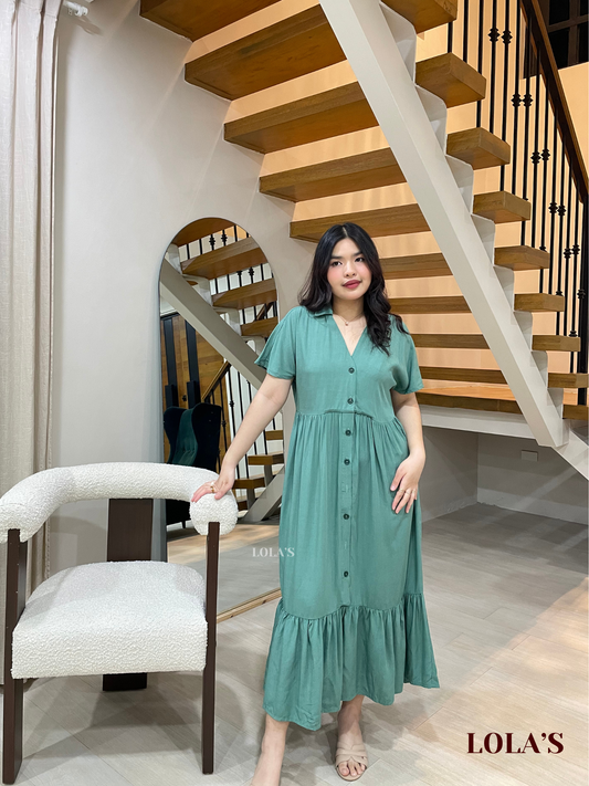 Regine Dress (Sage)